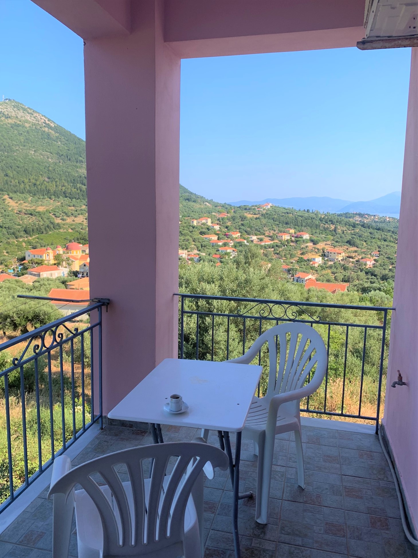 Balcony of house for sale in Ithaca Greece, Stavros