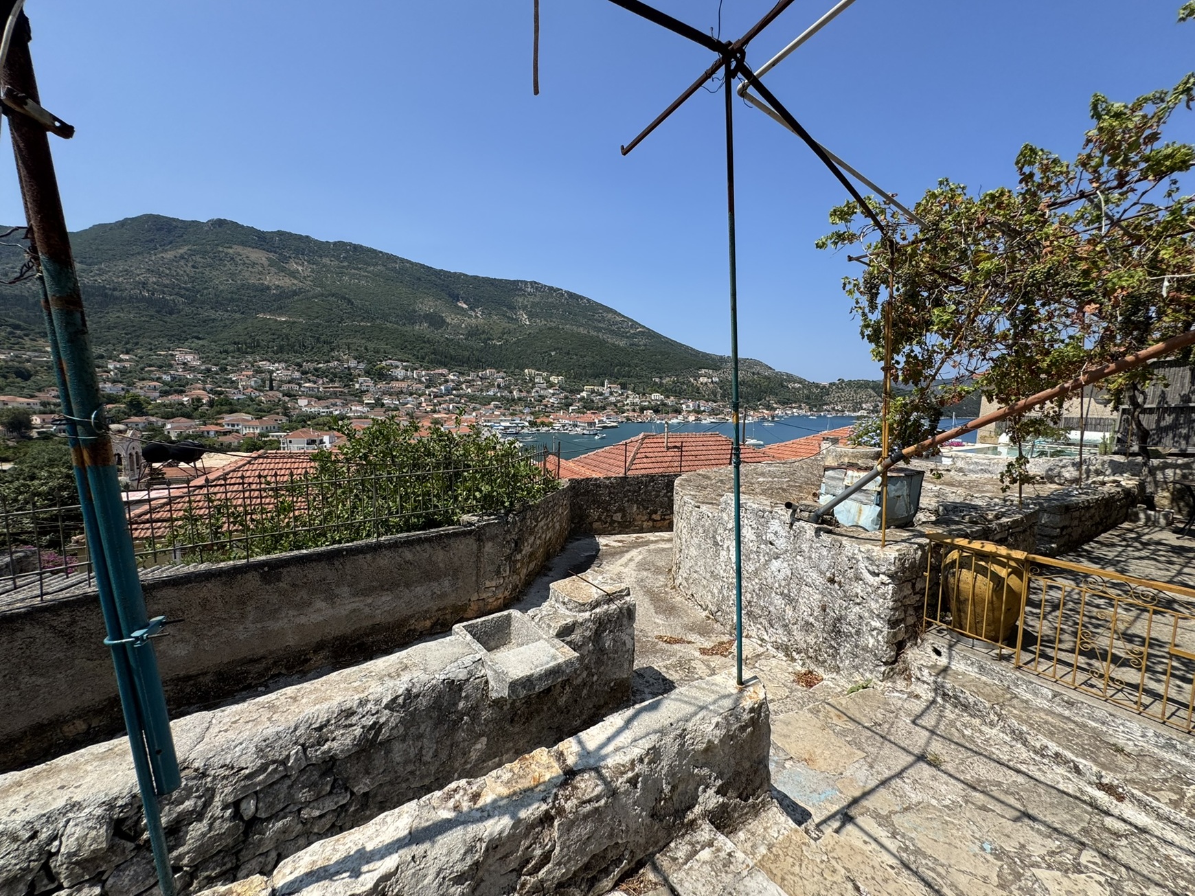 External area of house for sale in Ithaca Greece, Vathi