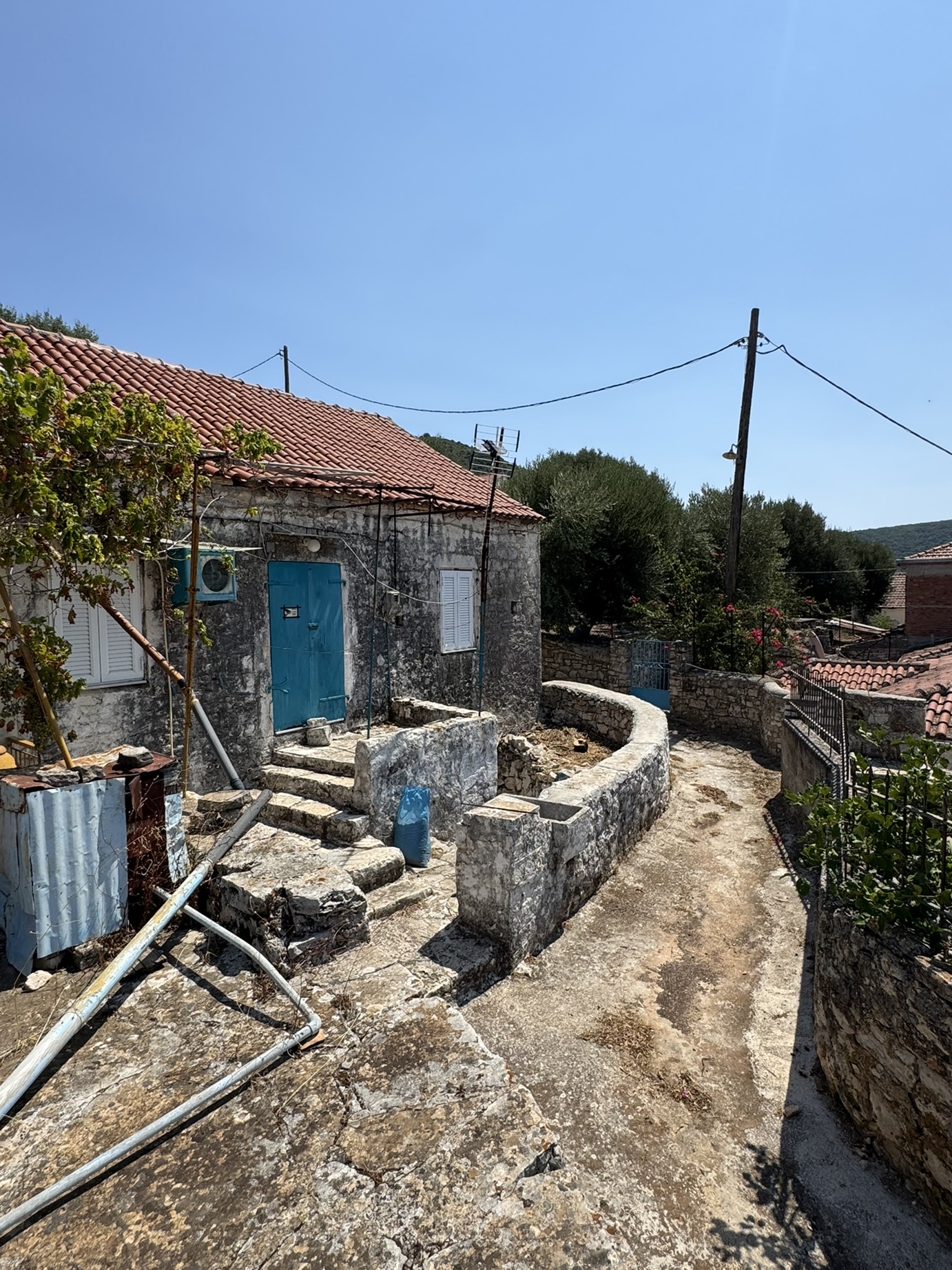 External view of house for sale in Ithaca Greece, Vathi