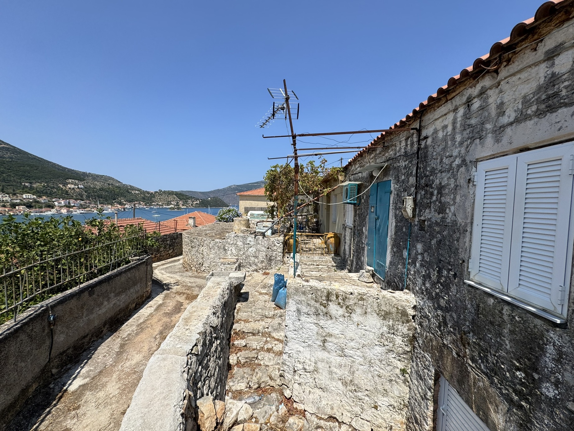 External area of house for sale in Ithaca Greece, Vathi