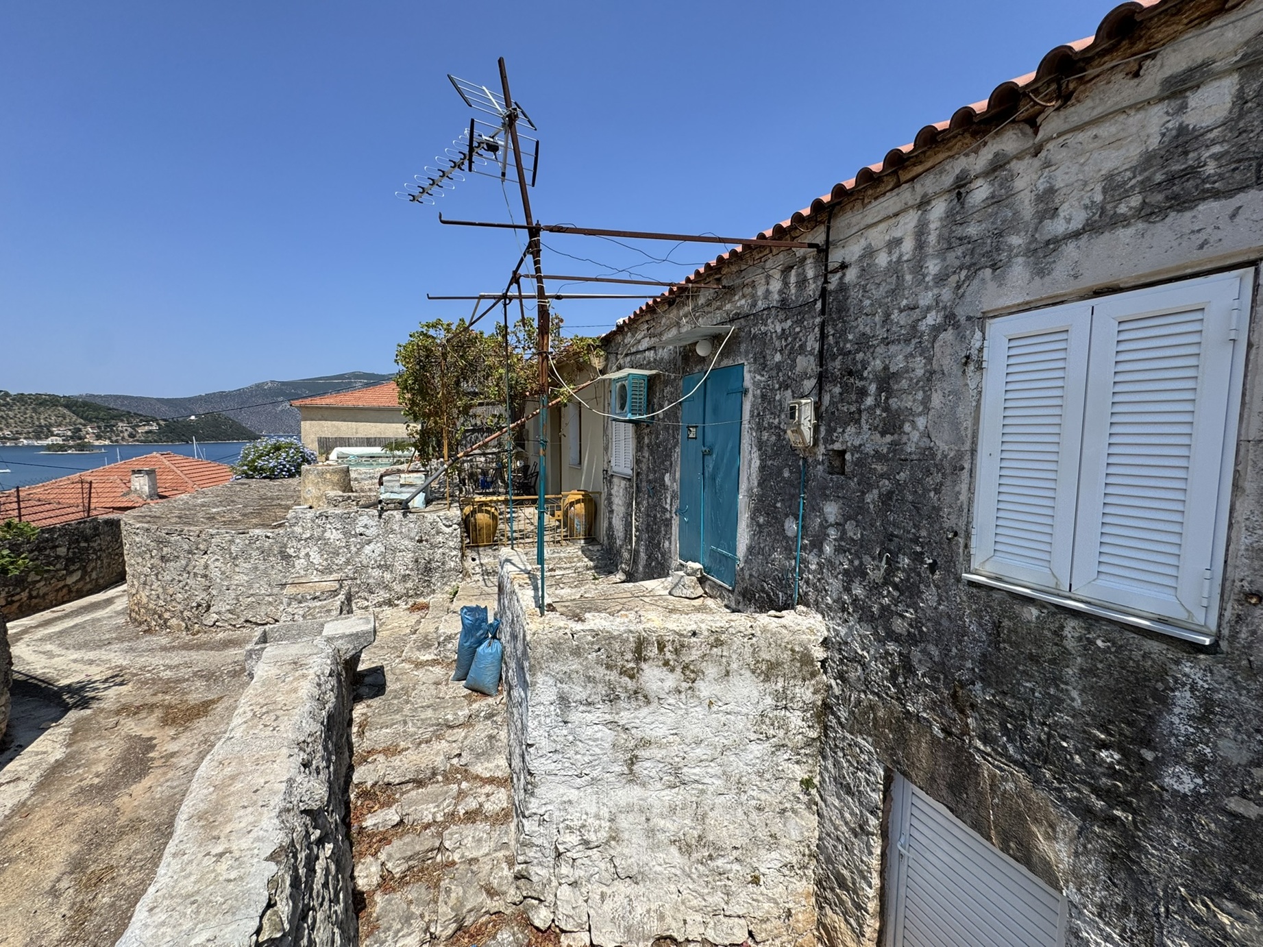 External area of house for sale in Ithaca Greece, Vathi