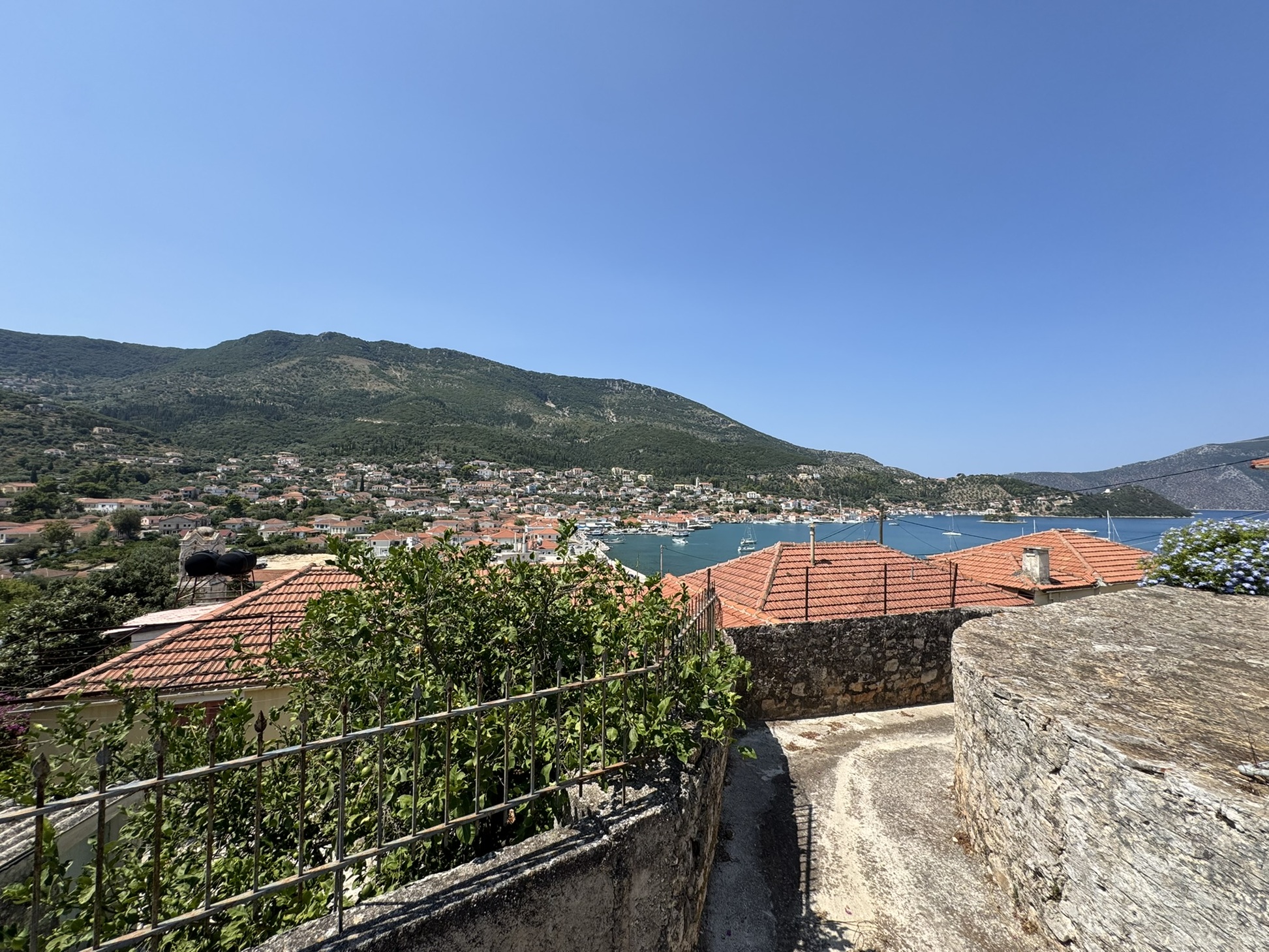 Sea views of house for sale in Ithaca