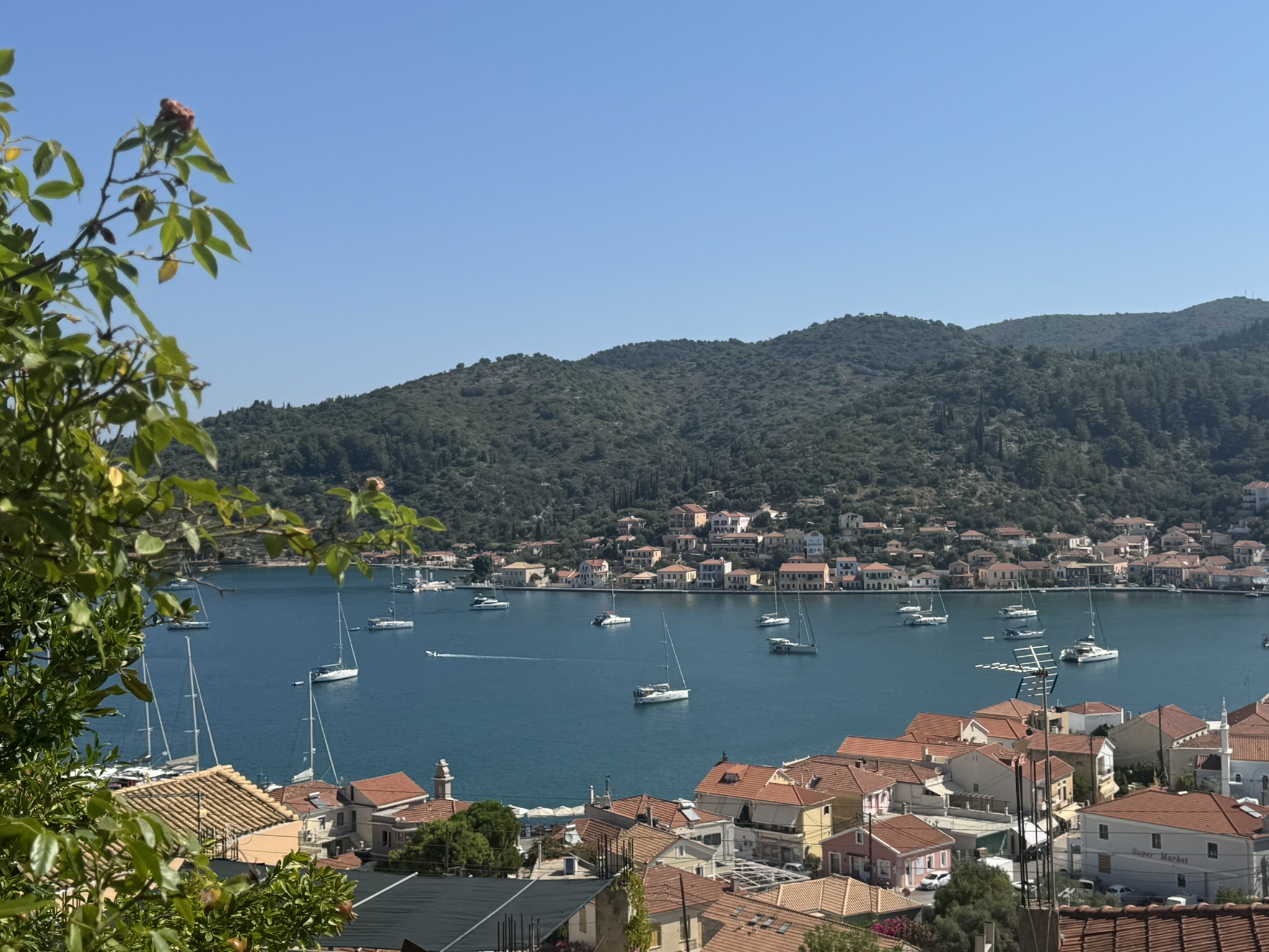Sea views of house for sale in Ithaca Greece, Vathi