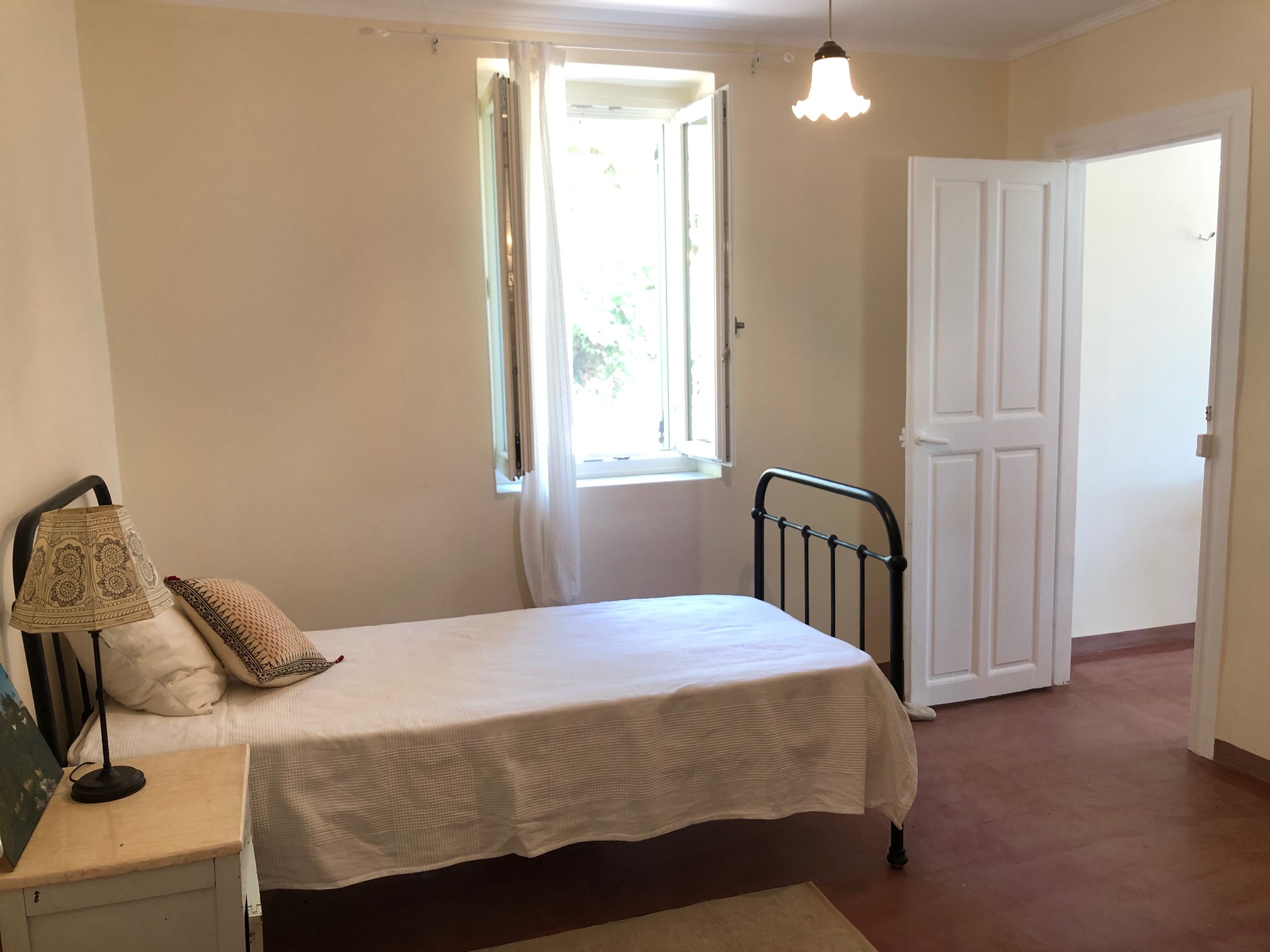 Bedroom of house in Ithaca Greece, Vathi