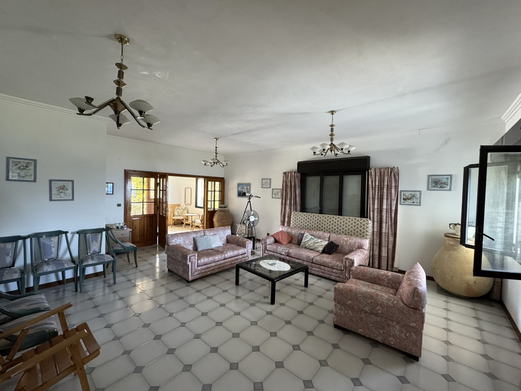 Living area of house for sale in Ithaca Greece, Ag. Saranda