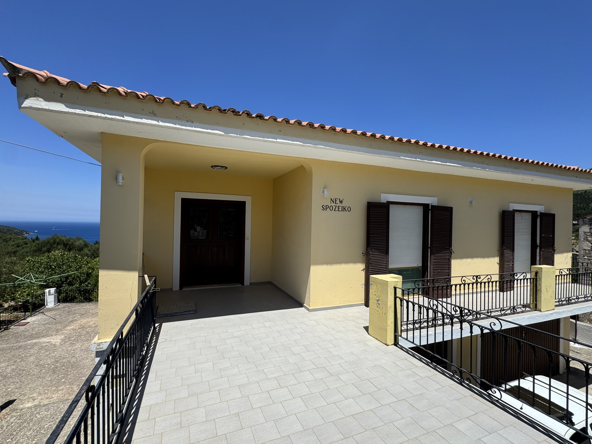 External view of house for sale in Ithaca Greece, Ag. Saranda