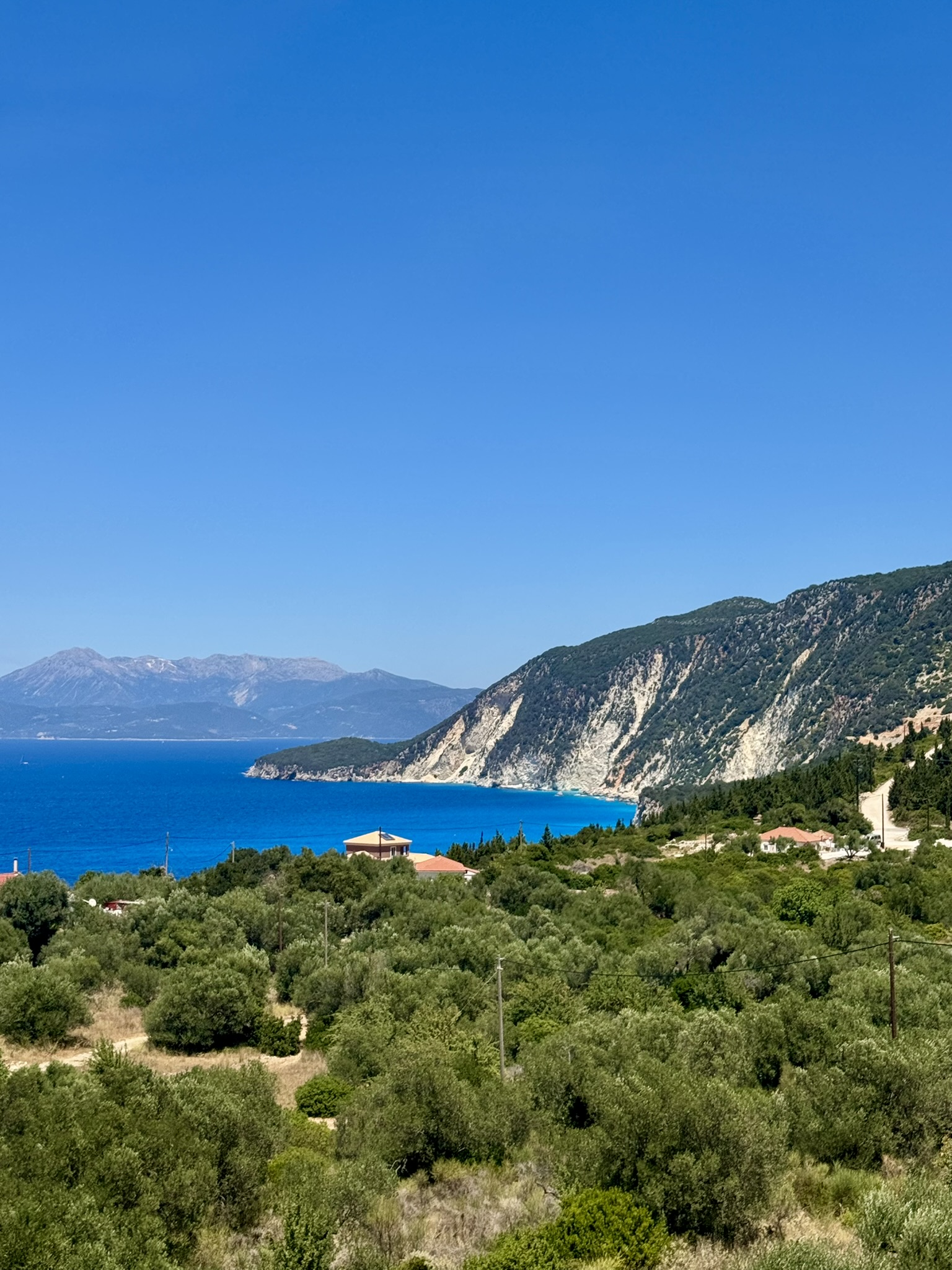 Sea views of house for sale in Ithaca Greece, Ag. Saranda