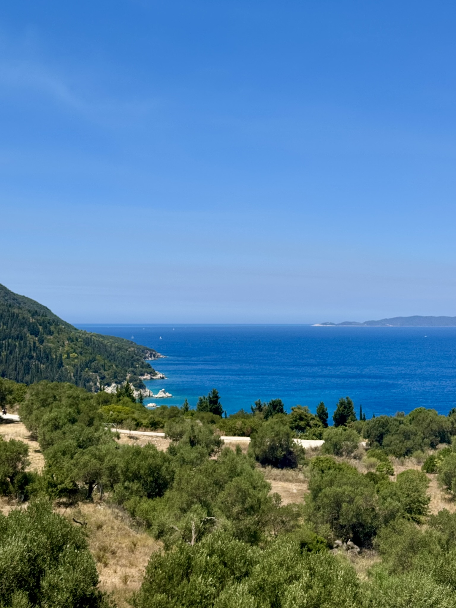 Sea views of house for sale in Ithaca Greece, Ag. Saranda