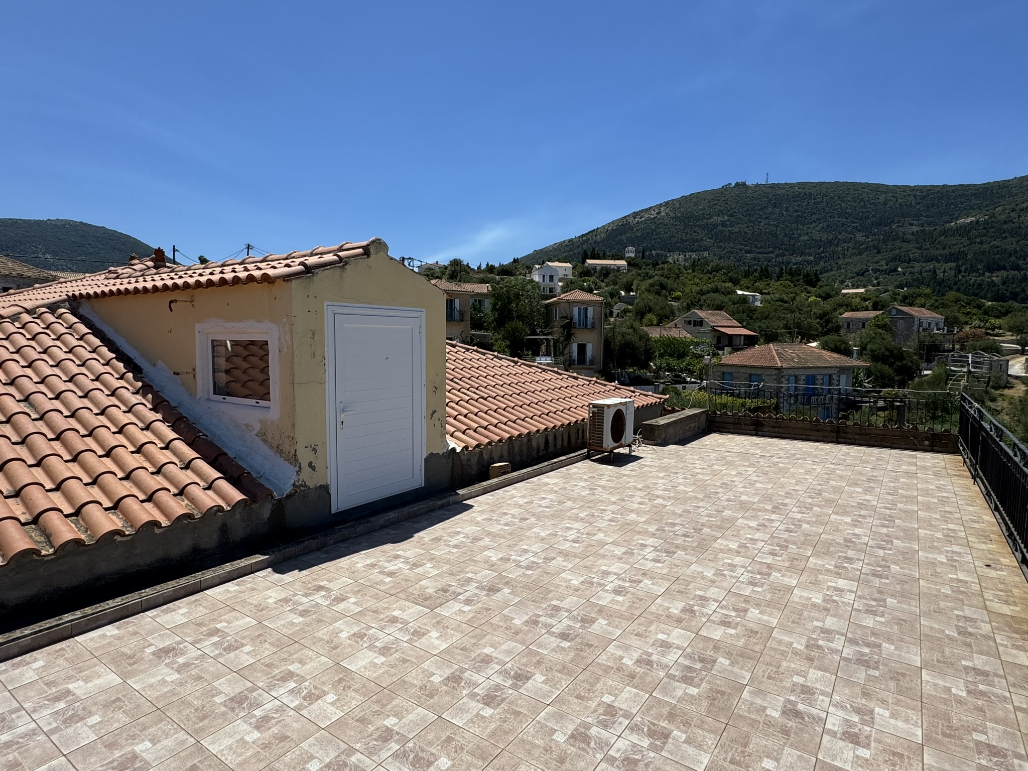 Terrace of house for sale in Ithaca Greece, Ag. Saranda