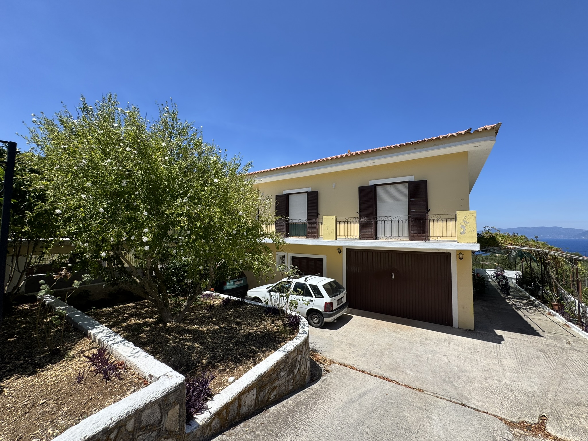 External view of house for sale in Ithaca Greece, Ag. Saranda
