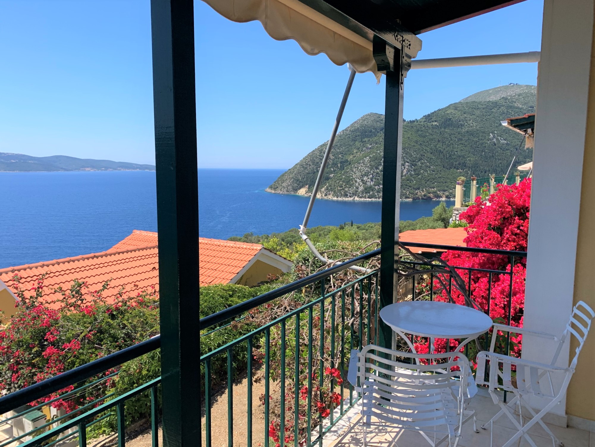 Sea views from cottages for sale in Ithaca Greece, Stavros