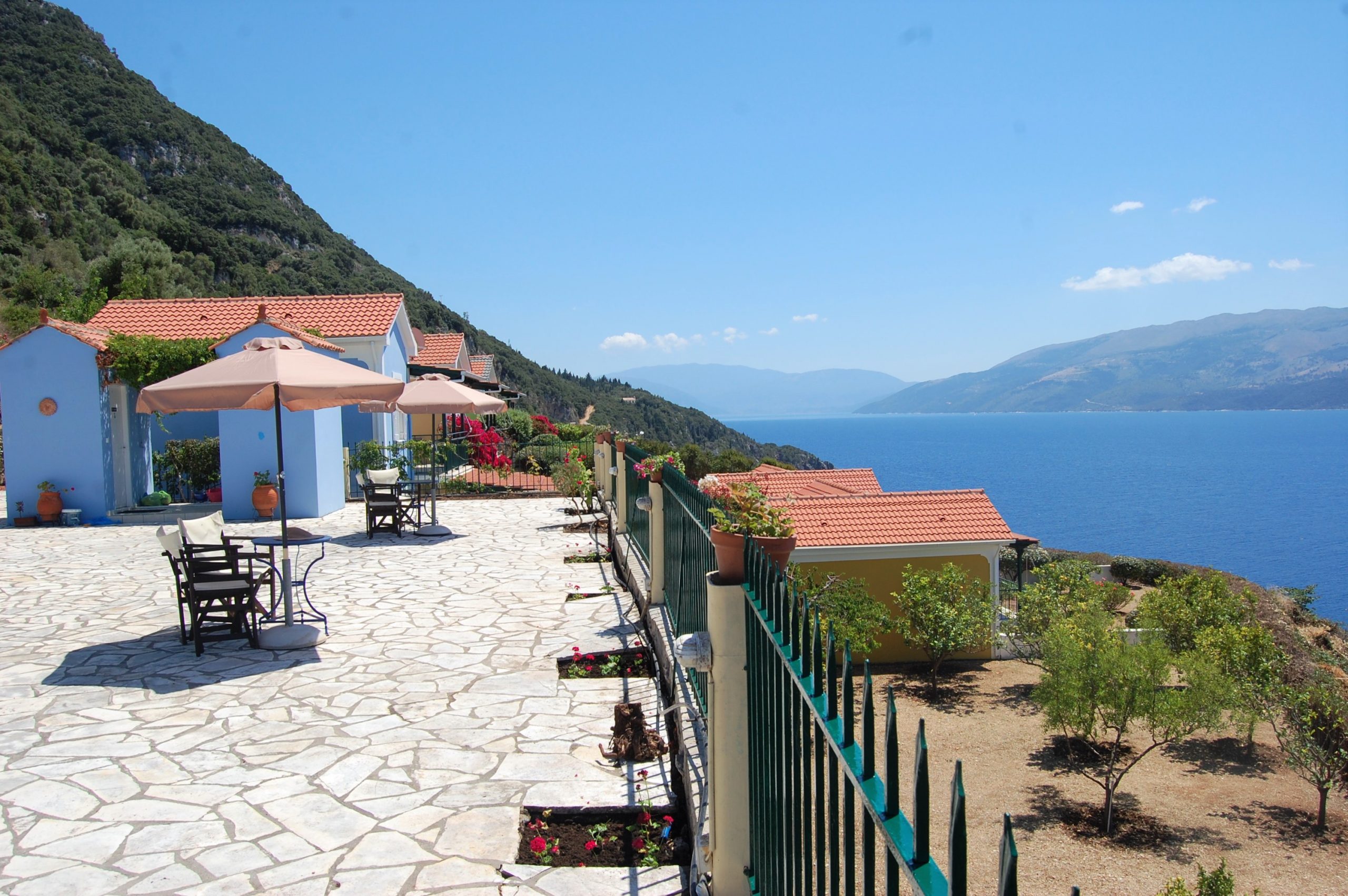 Sea views of cottages for sale in Ithaca Greece, Stavros