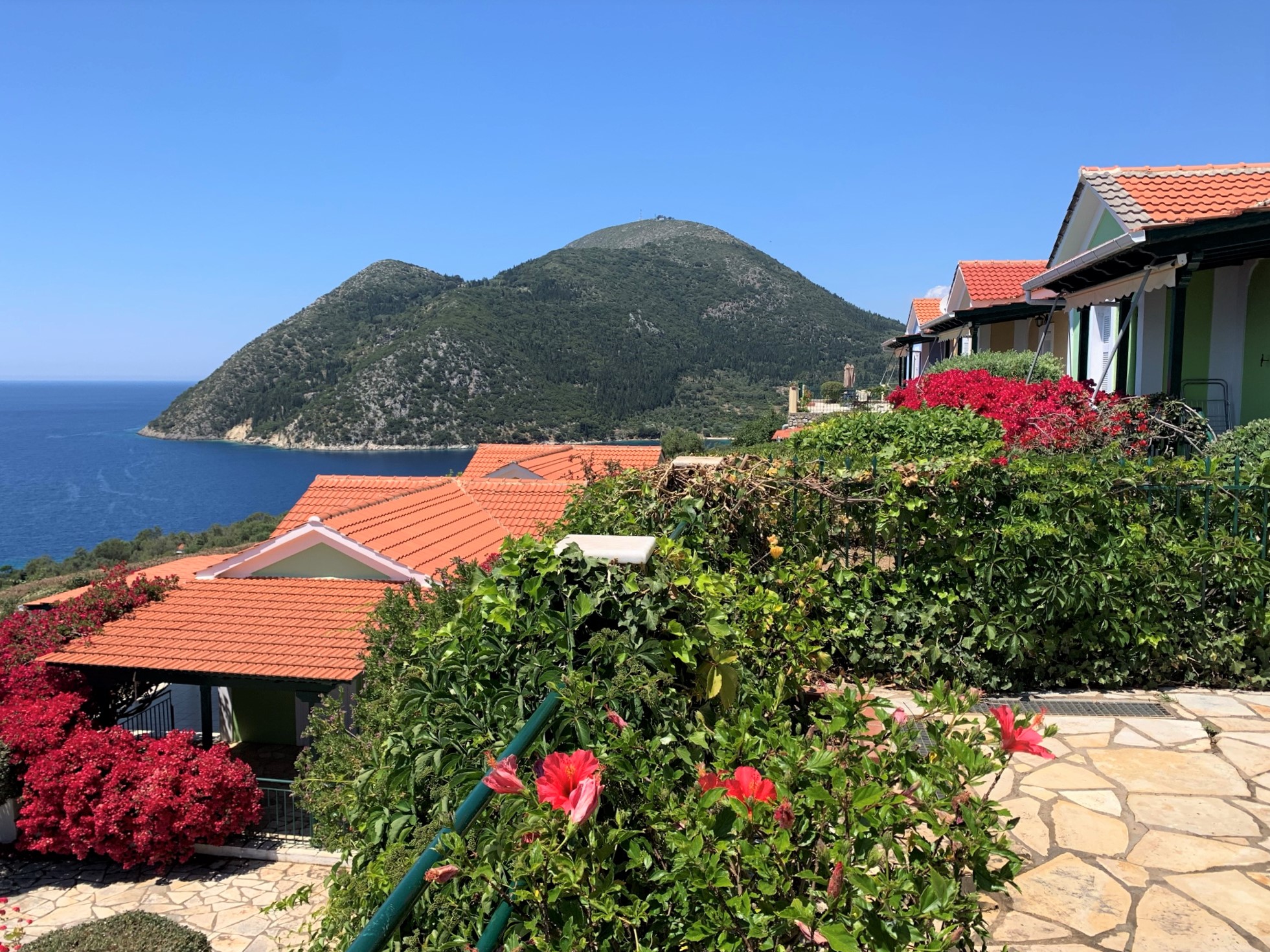 Sea views of cottages for sale in Ithaca Greece, Stavros