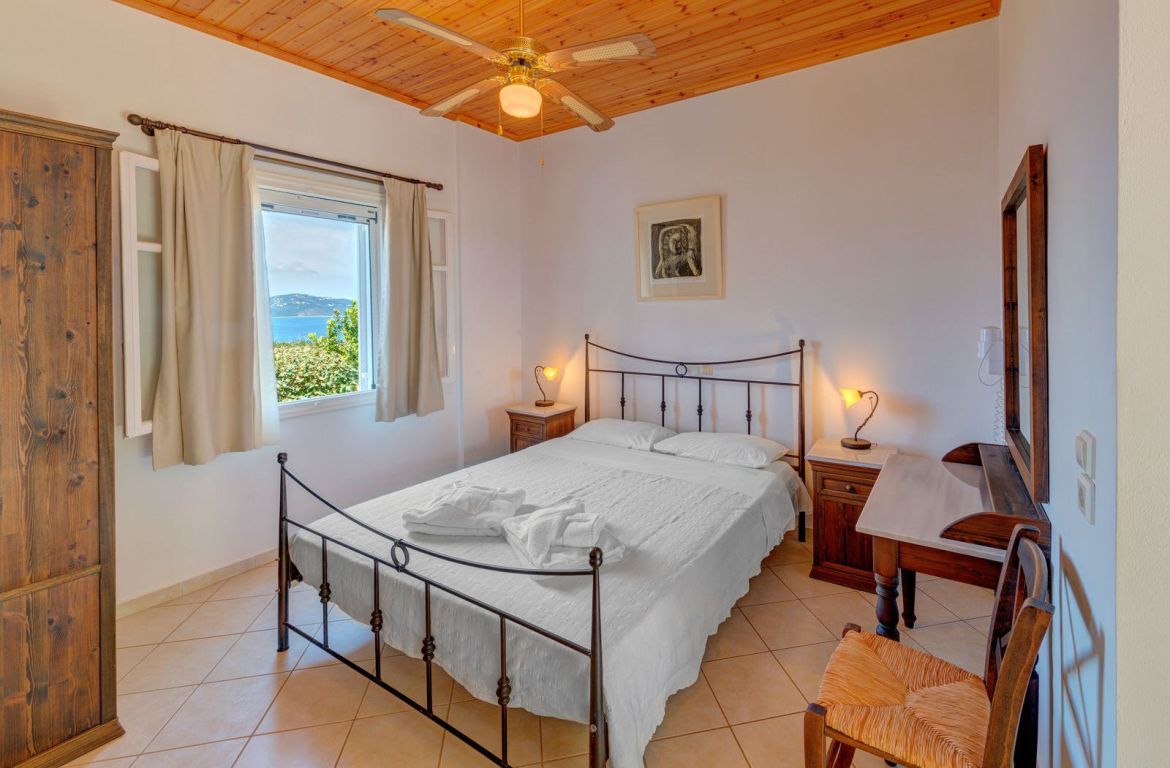 Bedroom of cottages for sale in Ithaca Greece, Stavros