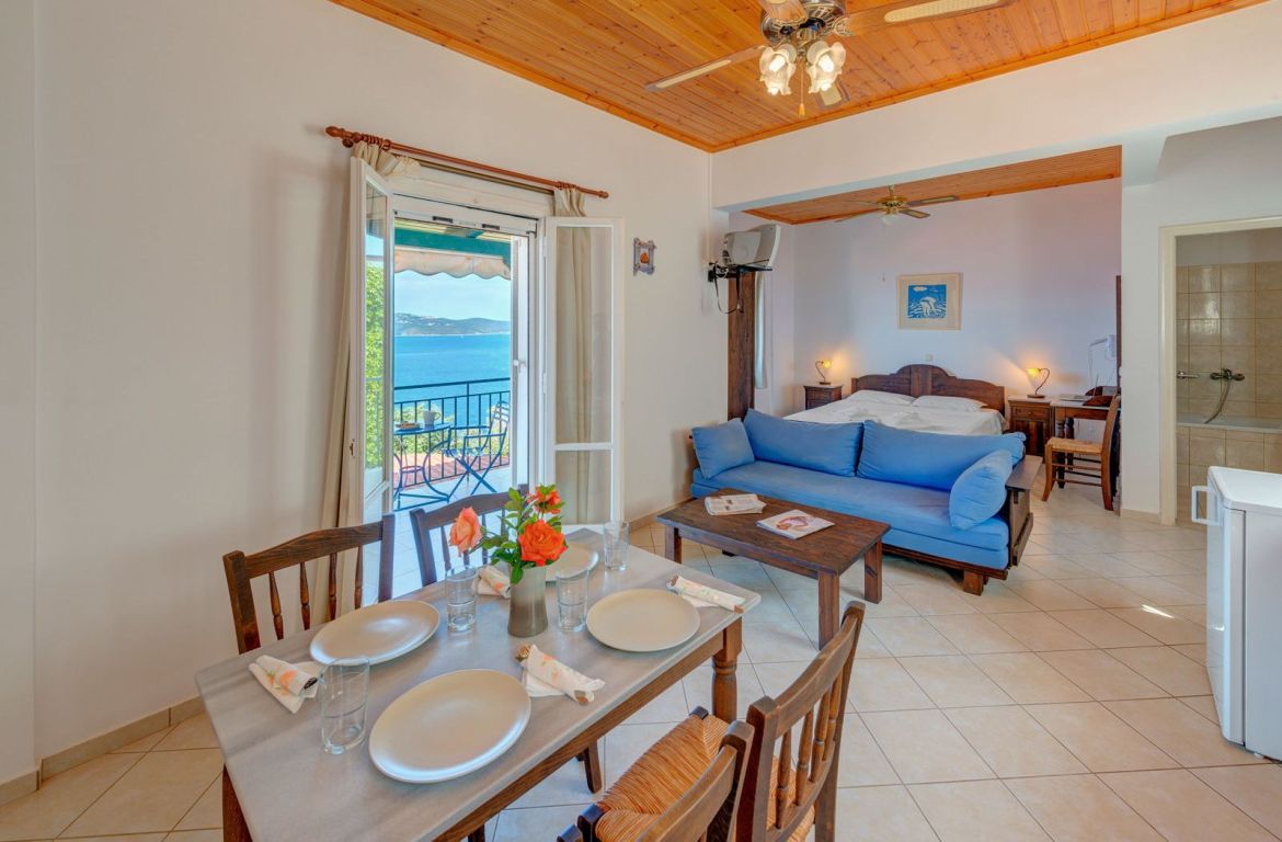 Interior of cottages for sale in Ithaca Greece, Stavros