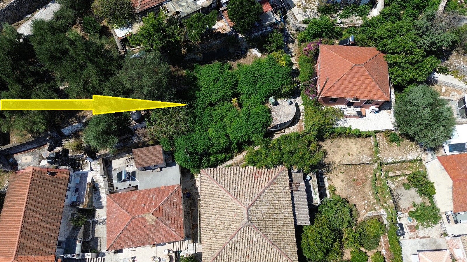 Location of land for sale in Ithaca Greece, Vathi