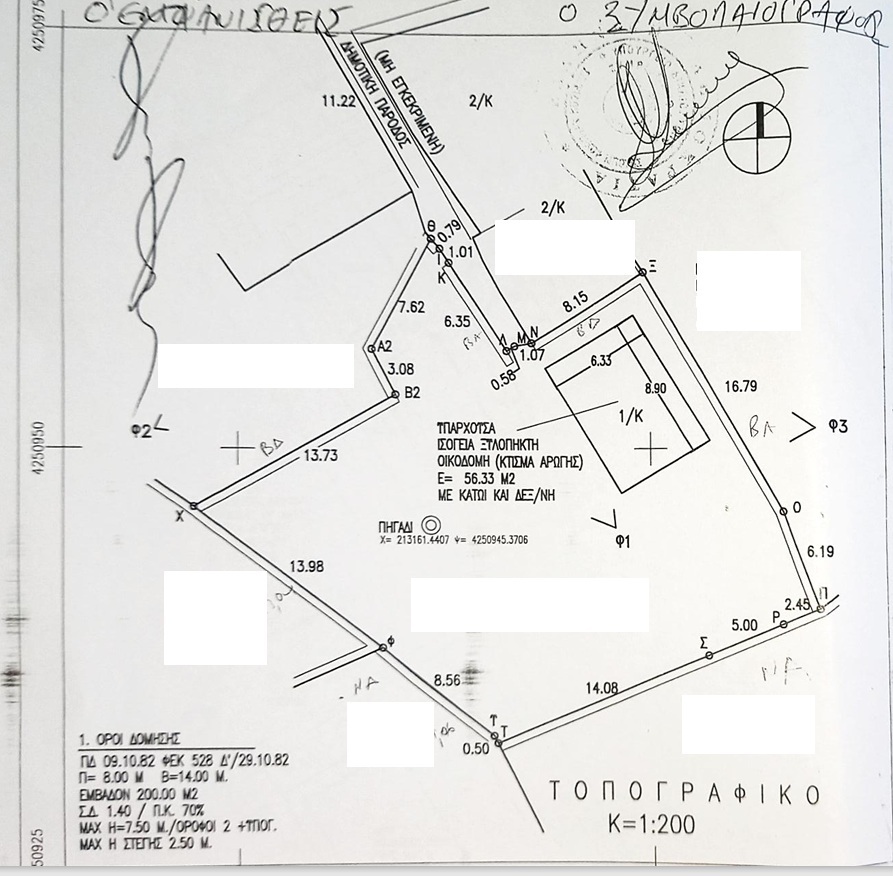 Aerial views and location of house for sale in Ithaca Greece, Vathi