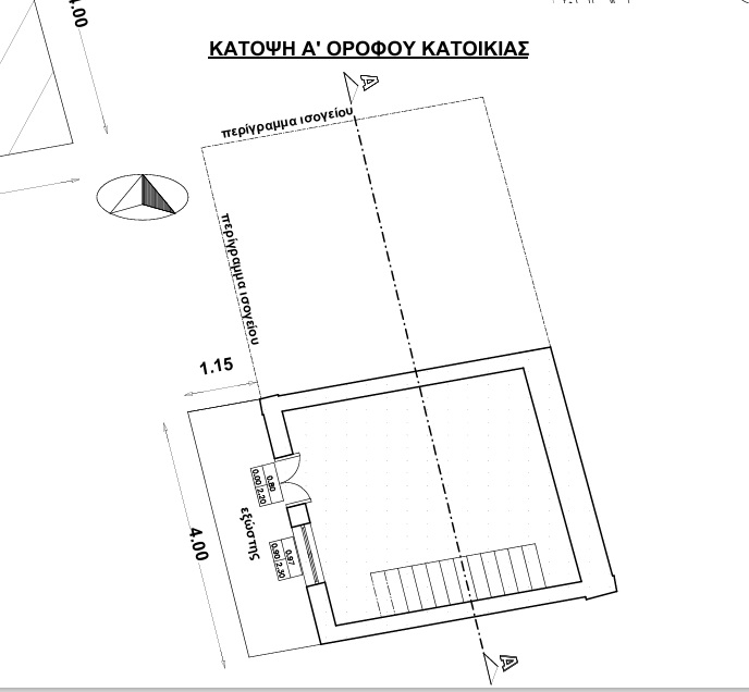 Balcony of house for sale in Ithaca Greece, Vathi