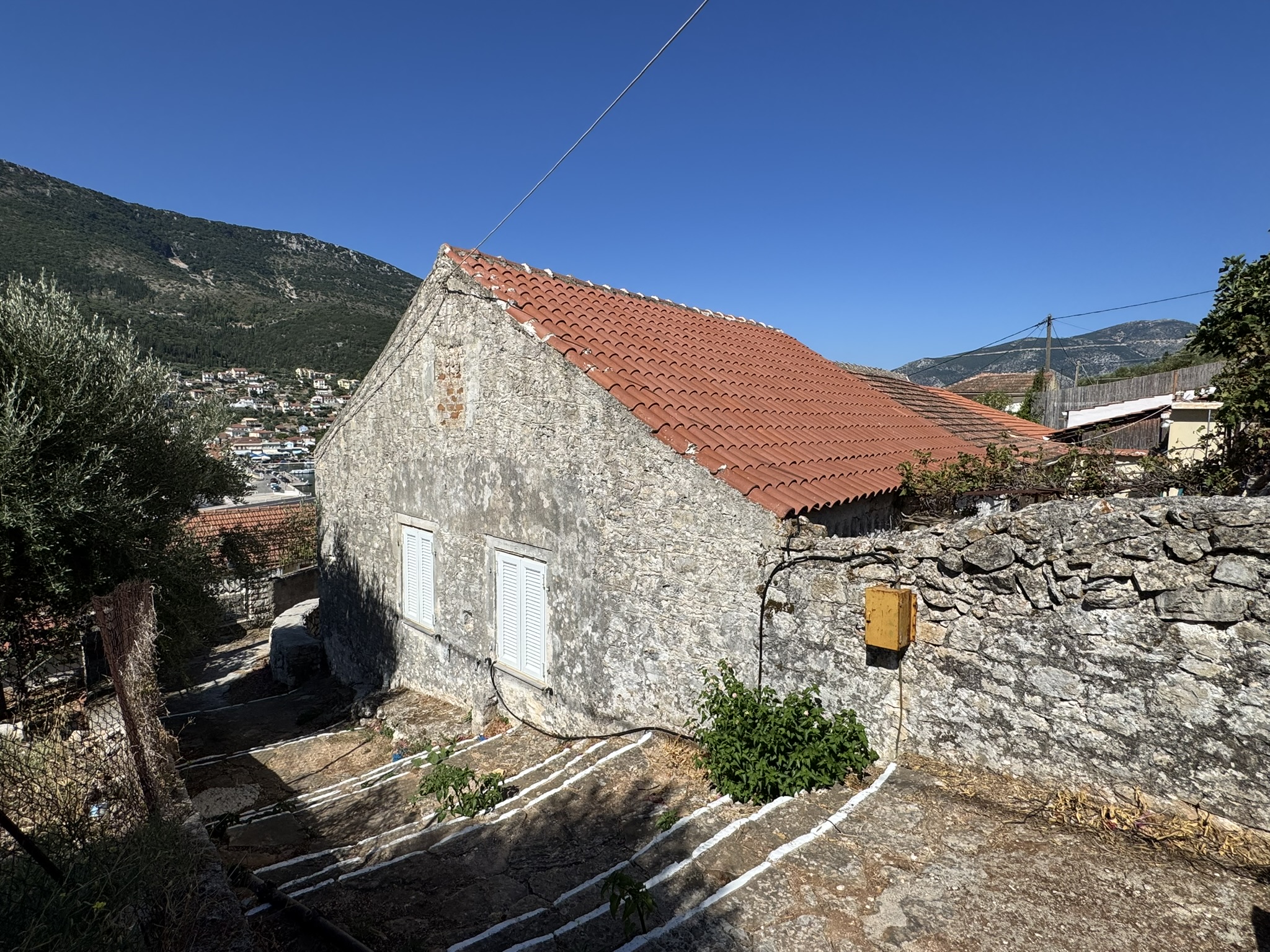 Back of the house for sale in Ithaca Greece, Vathi