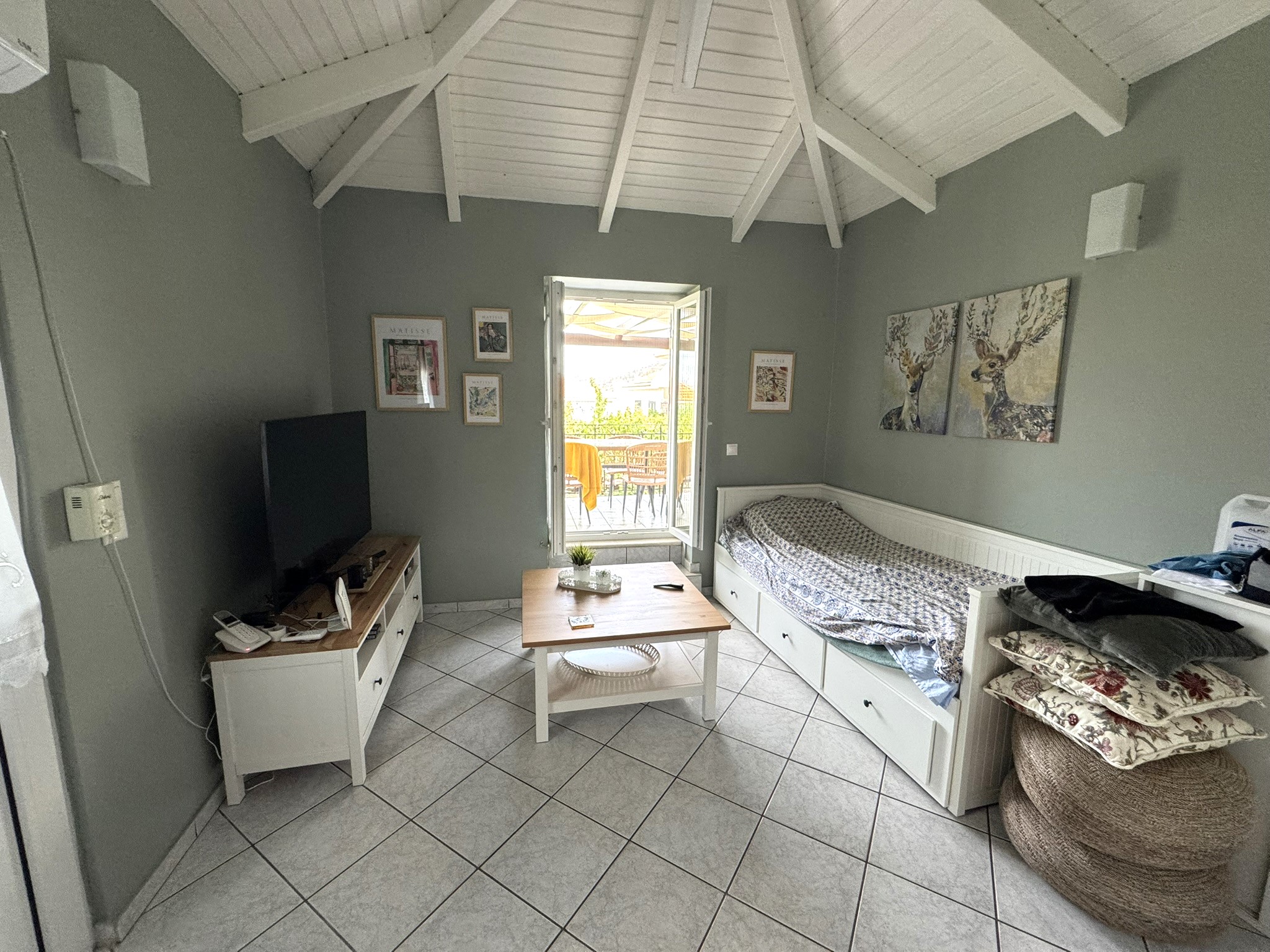 Balcony of house for sale in Ithaca Greece, Vathi