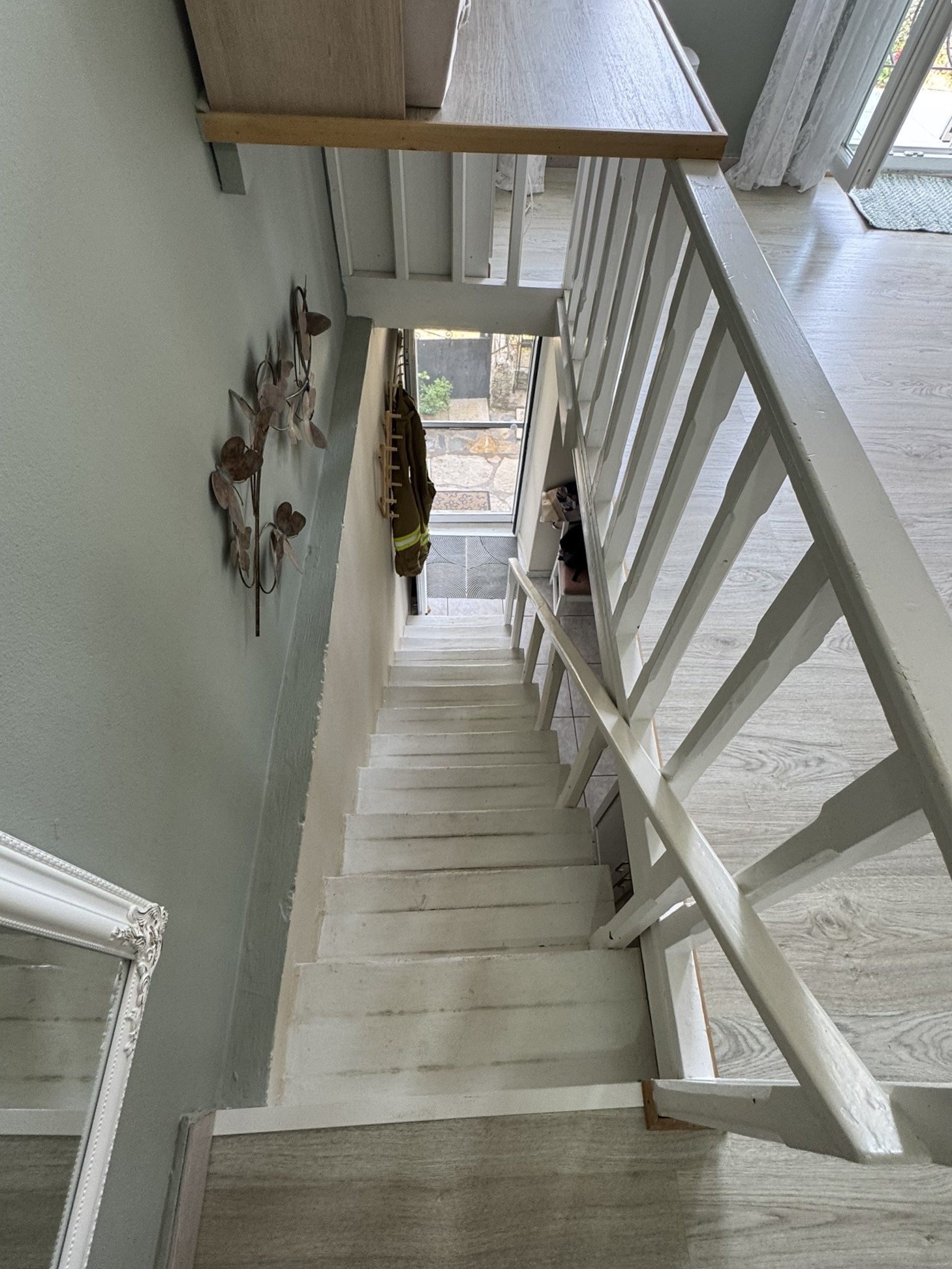 Internal stairs of house for sale in Ithaca Greece, Vathi