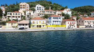Outlined border of house for sale in Ithaca Greece, Vathi