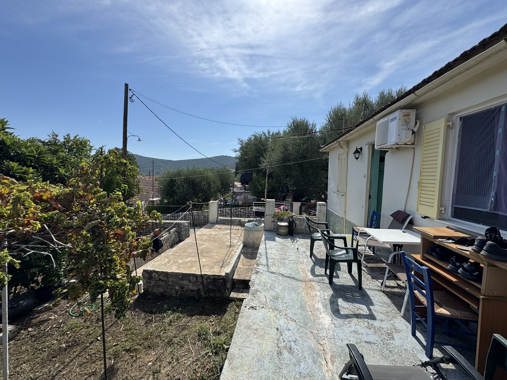 External areas of house for sale in Ithaca Greece, Vathi