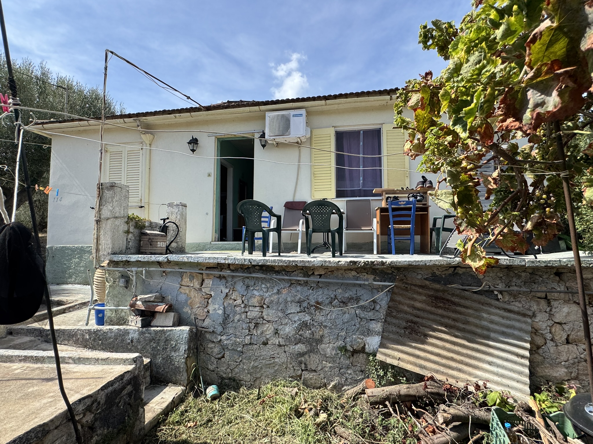 External view of house for sale in Ithaca Greece, Vathi