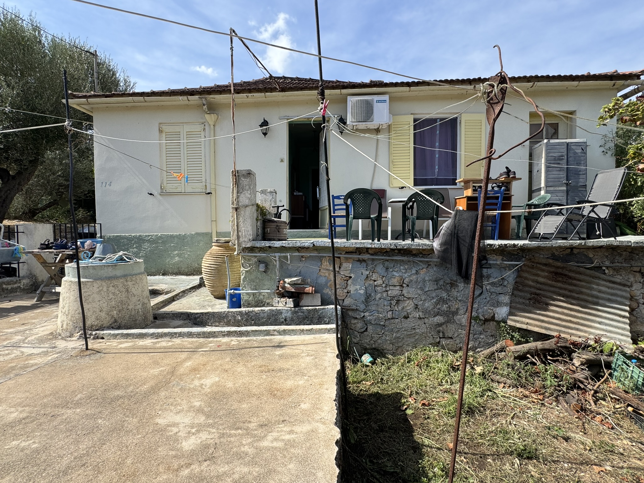 External view of house for sale in Ithaca Greece, Vathi