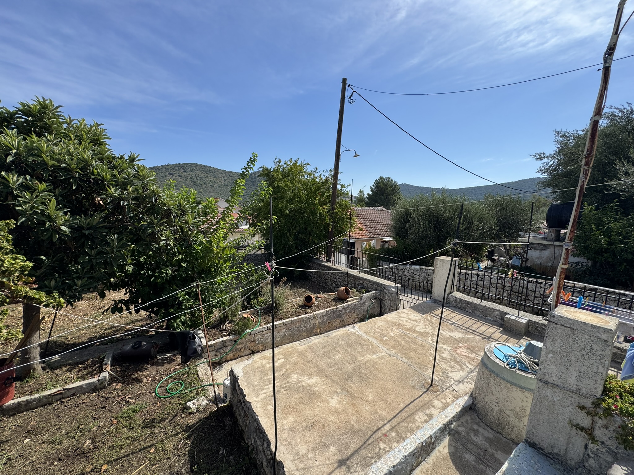 External areas of house for sale in Ithaca Greece, Vathi