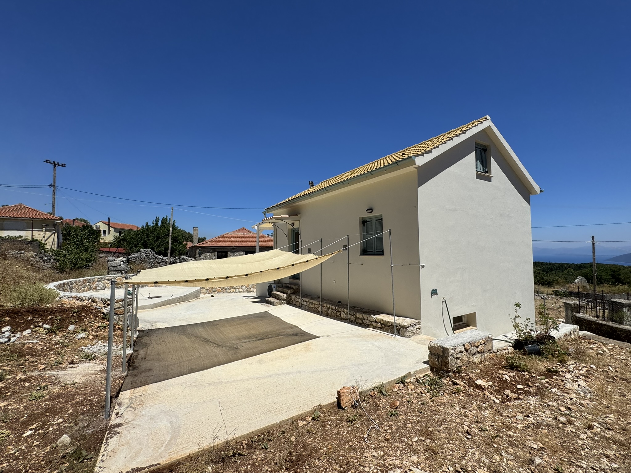 External view of house for sale in Ithaca Greece, Anoghi