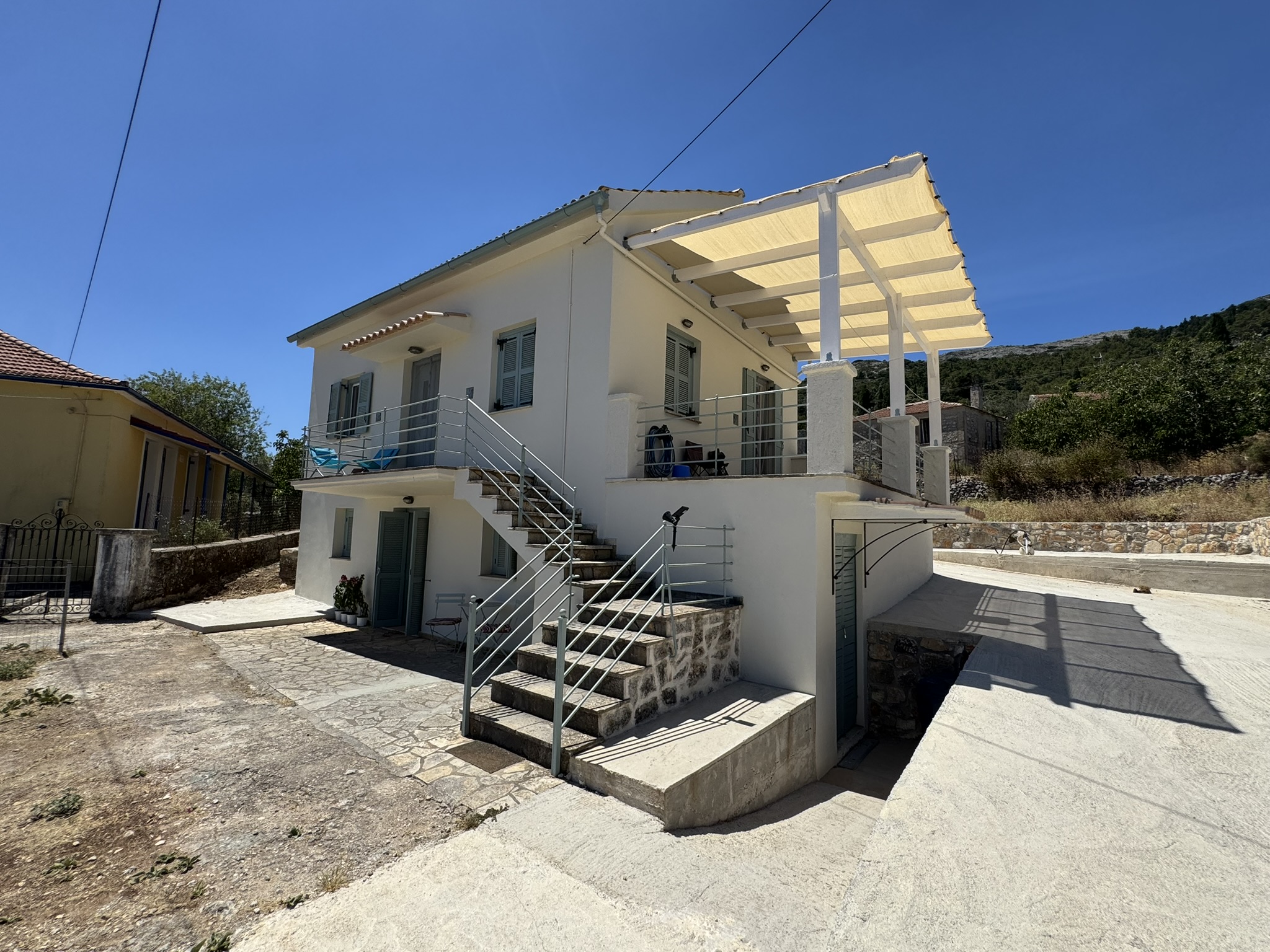 External view of house for sale in Ithaca Greece, Anoghi