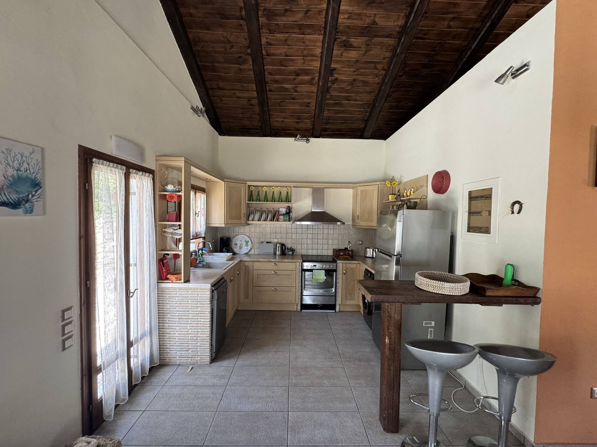 Kitchen of house for sale in Ithaca Greece, Lefki