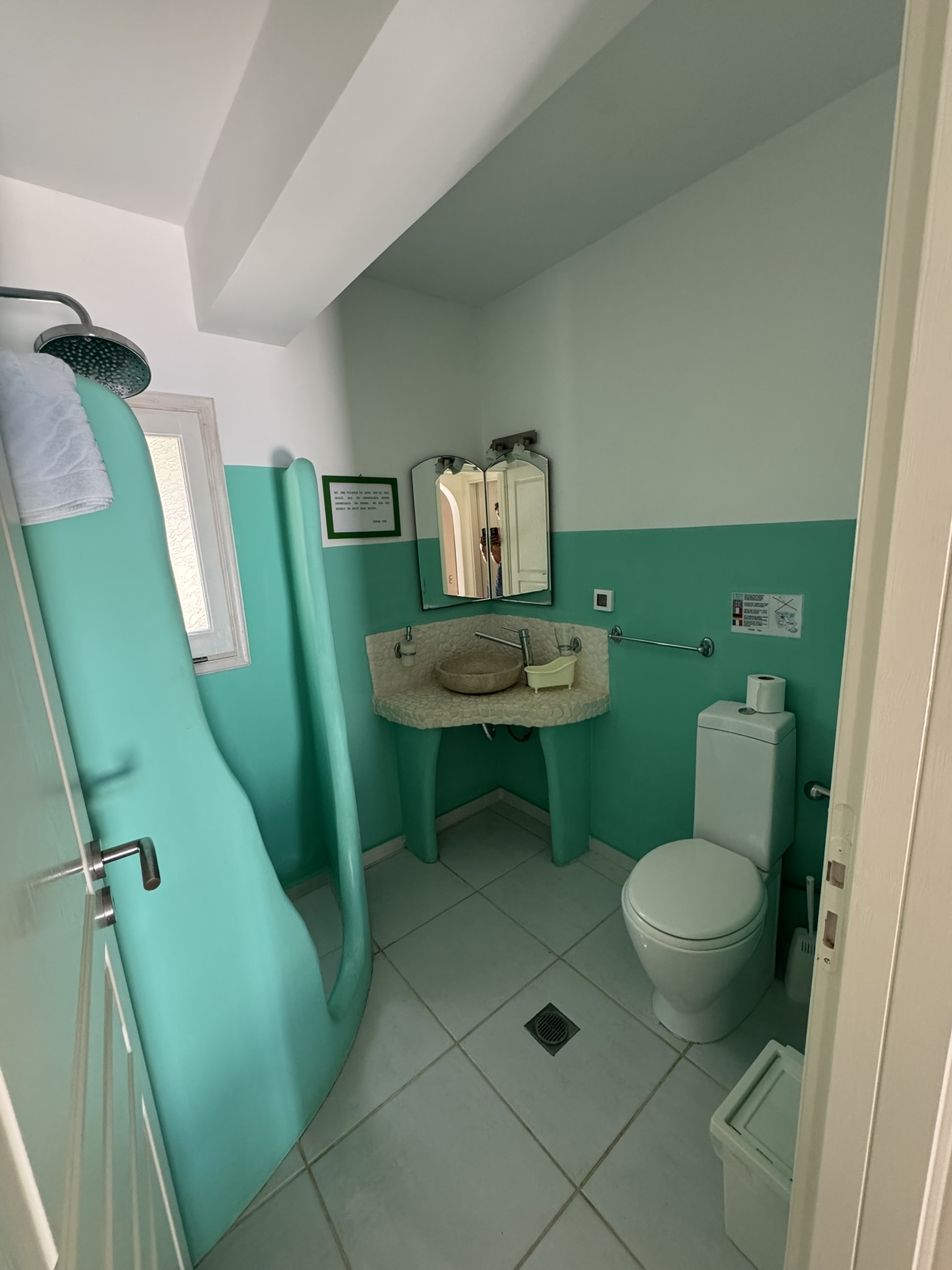 Bathroom of house for sale in Ithaca Greece, Lefki