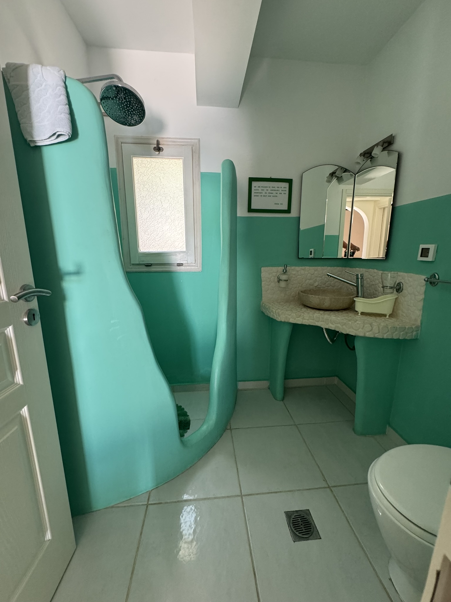 Bathroom of house for sale in Ithaca Greece, Lefki