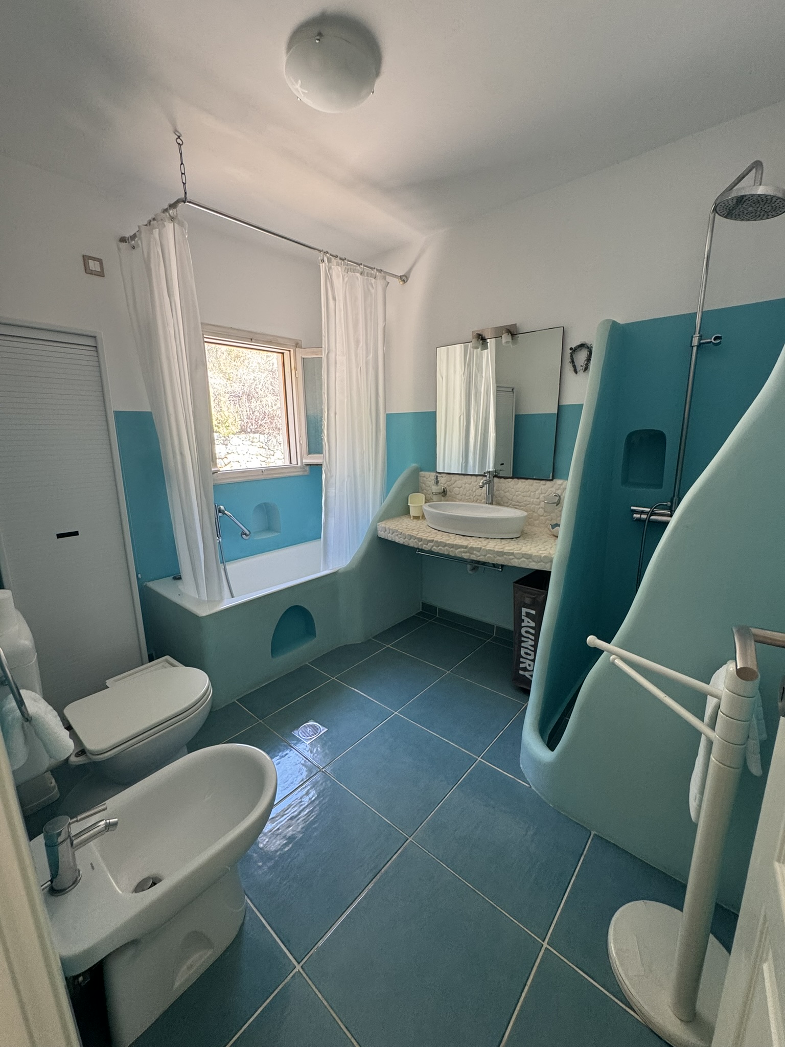 Bathroom of house for sale in Ithaca Greece, Lefki