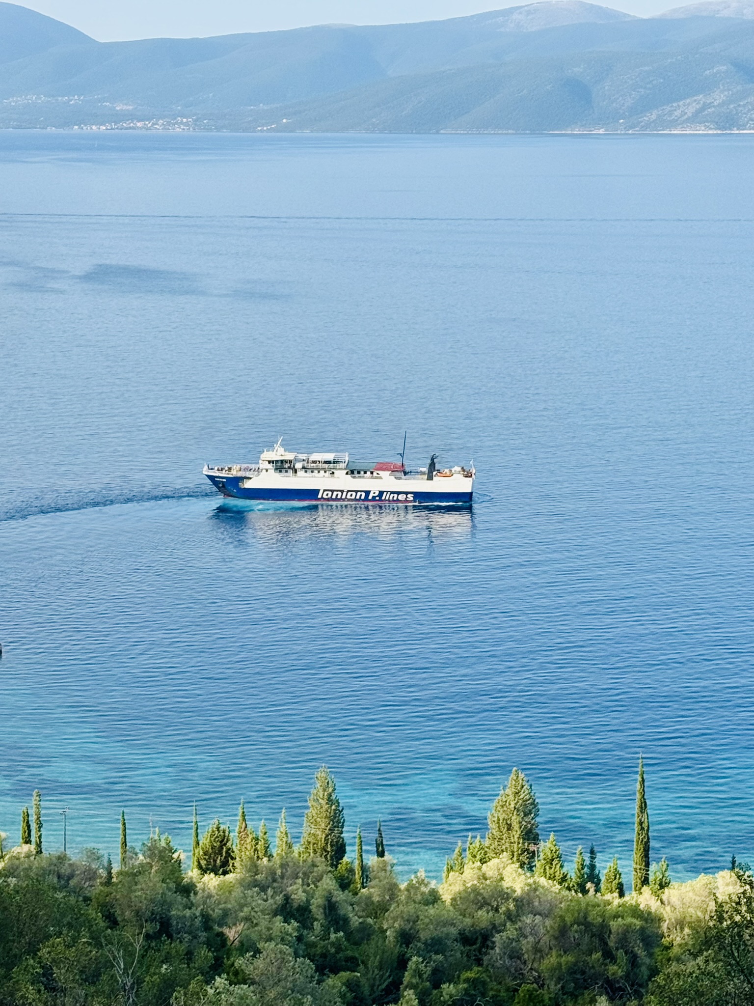 Sea views from land for sale in Ithaca Greece, Piso Aetos