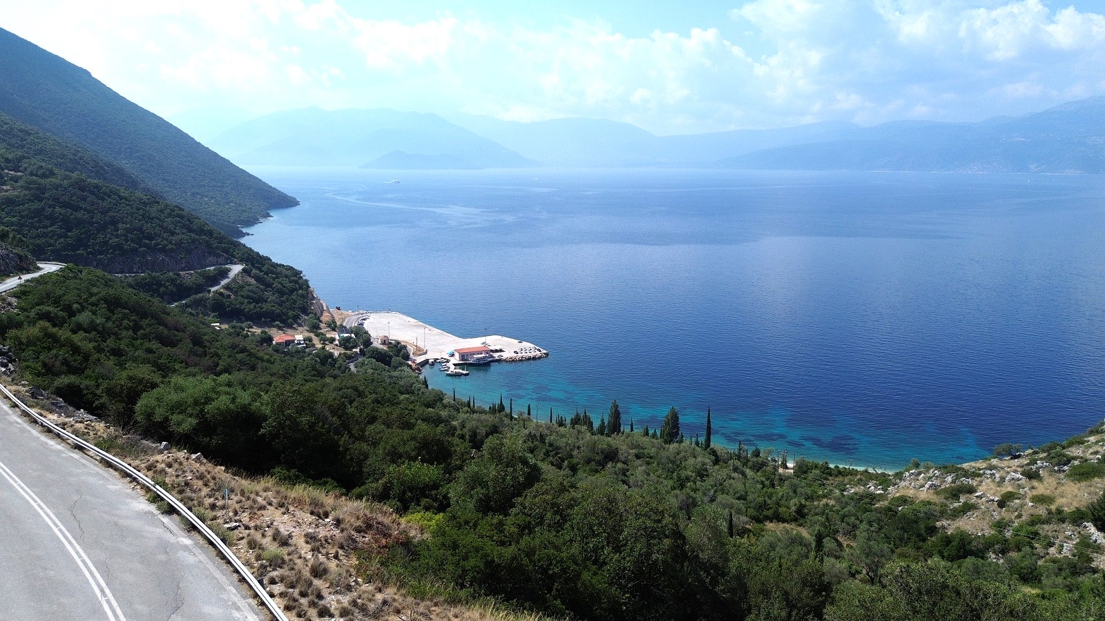 Sea views of land for sale in Ithaca Greece, Piso Aetos