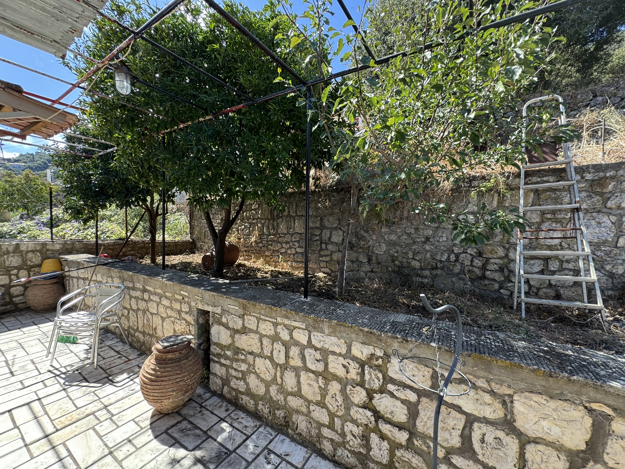 Outside area of house for sale in Ithaca Greece, Vathi