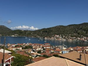 Sea views of house for sale in Ithaca Greece, Vathi