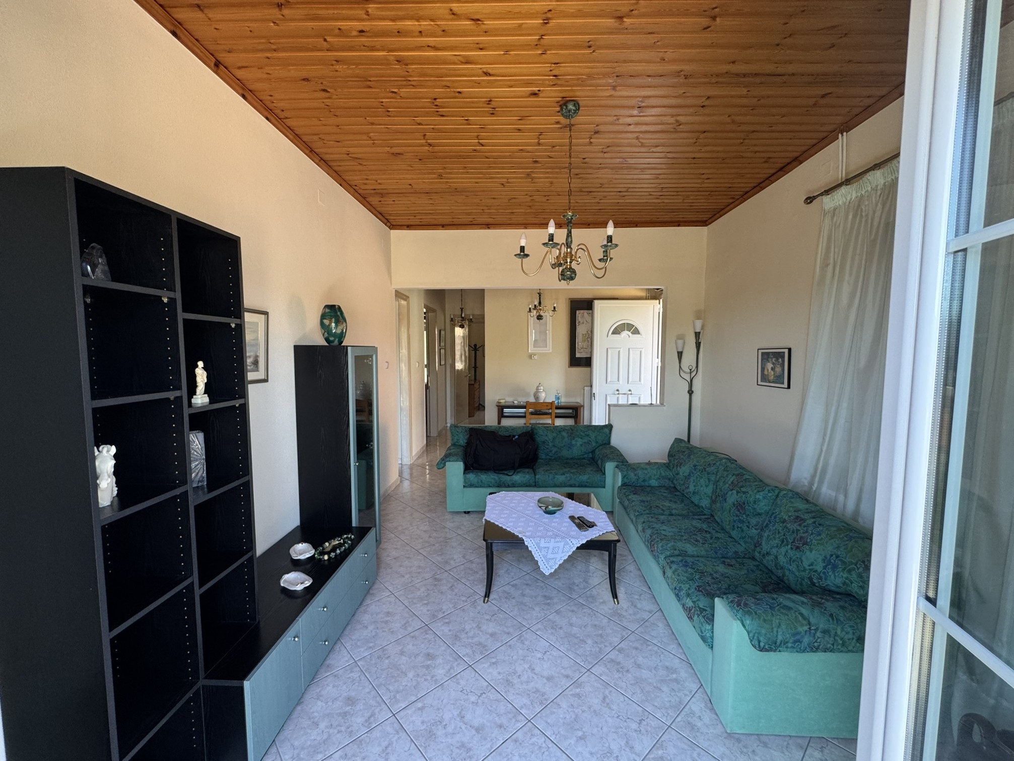 Living room of house for sale in Ithaca Greece, Vathi