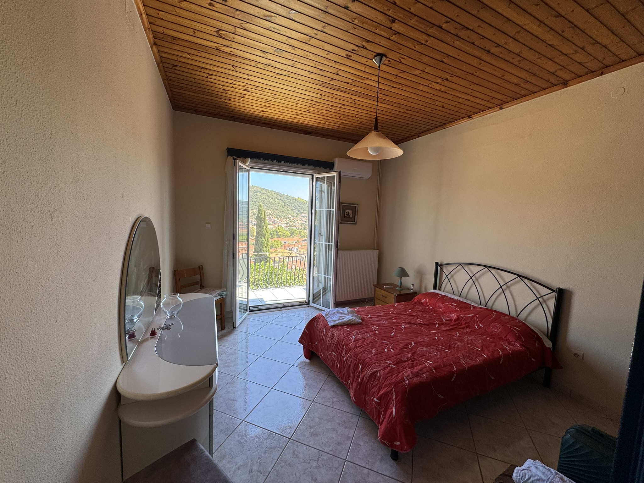 Double bedroom of house for sale in Ithaca Greece, Vathi
