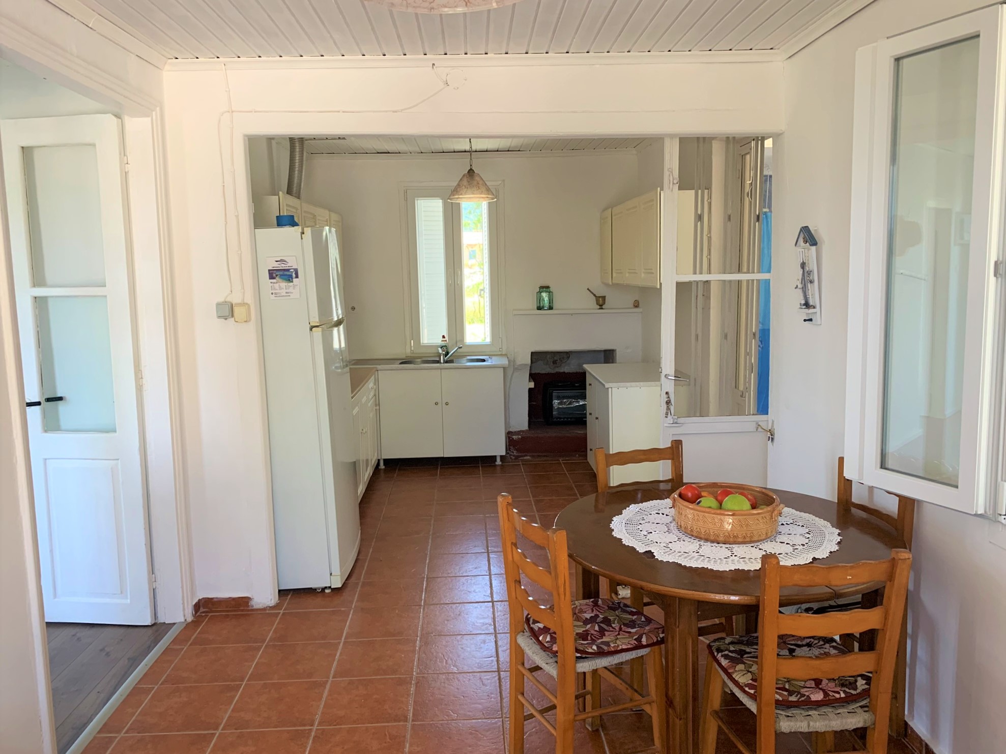 Kitchen and dining area of house for sale in Ithaca Greece, Platrithyas