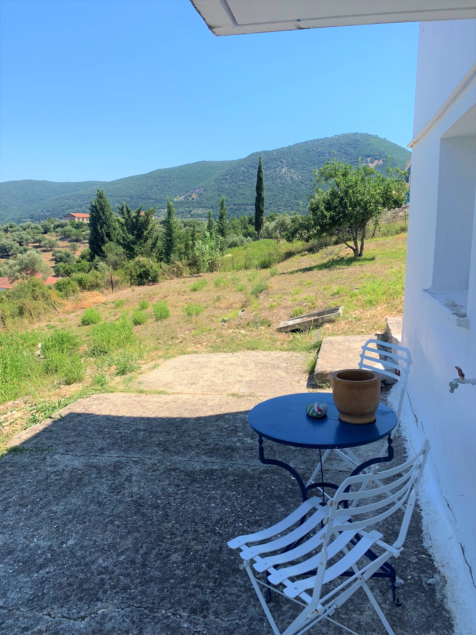 Outside area of house for sale in Ithaca Greece, Platrithyas