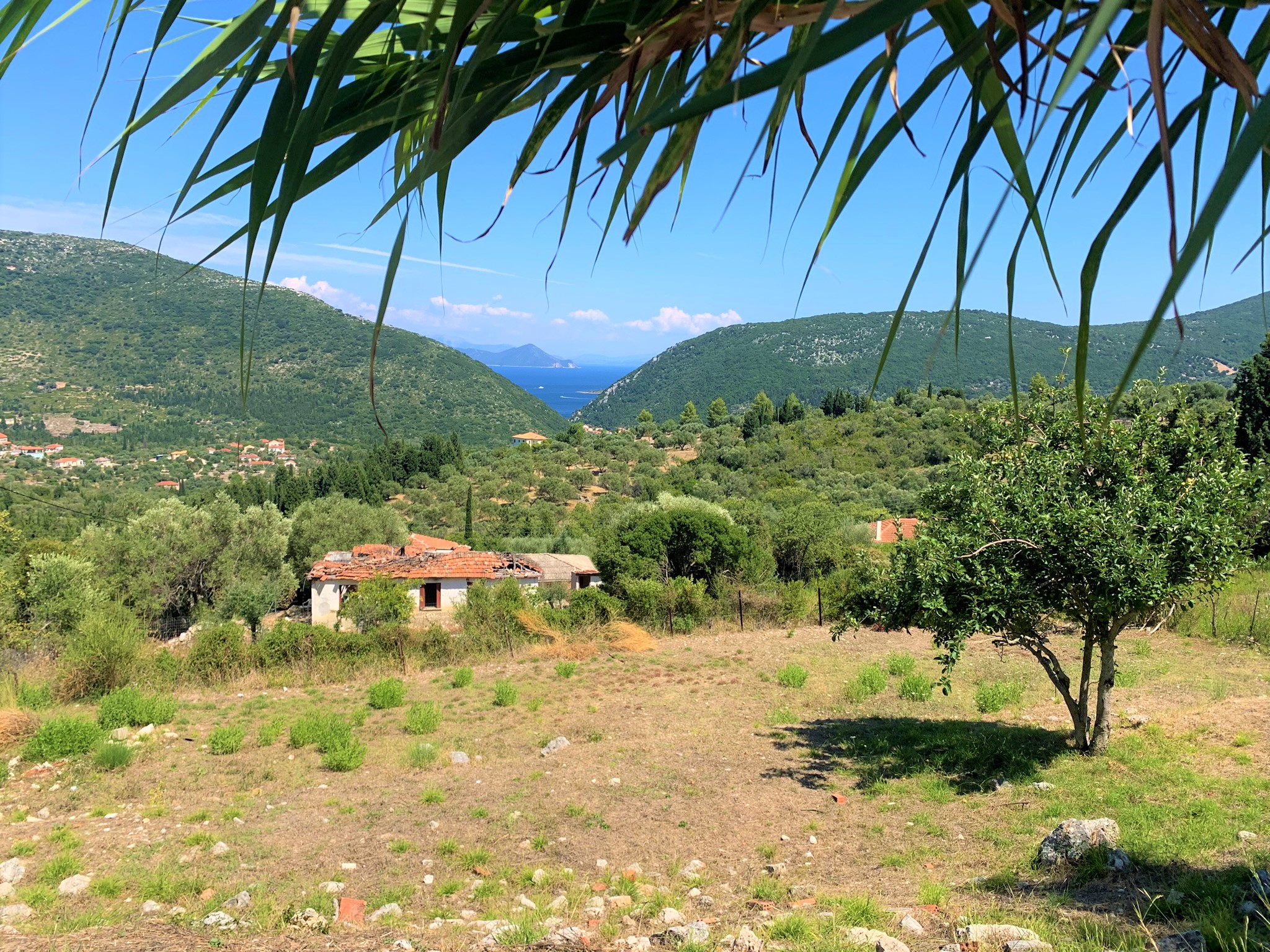 Views from house for sale in Ithaca Greece, Platrithyas