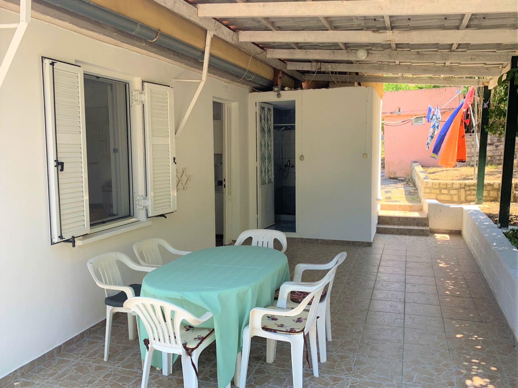 Veranda of house for sale in Ithaca Greece, Platrithyas