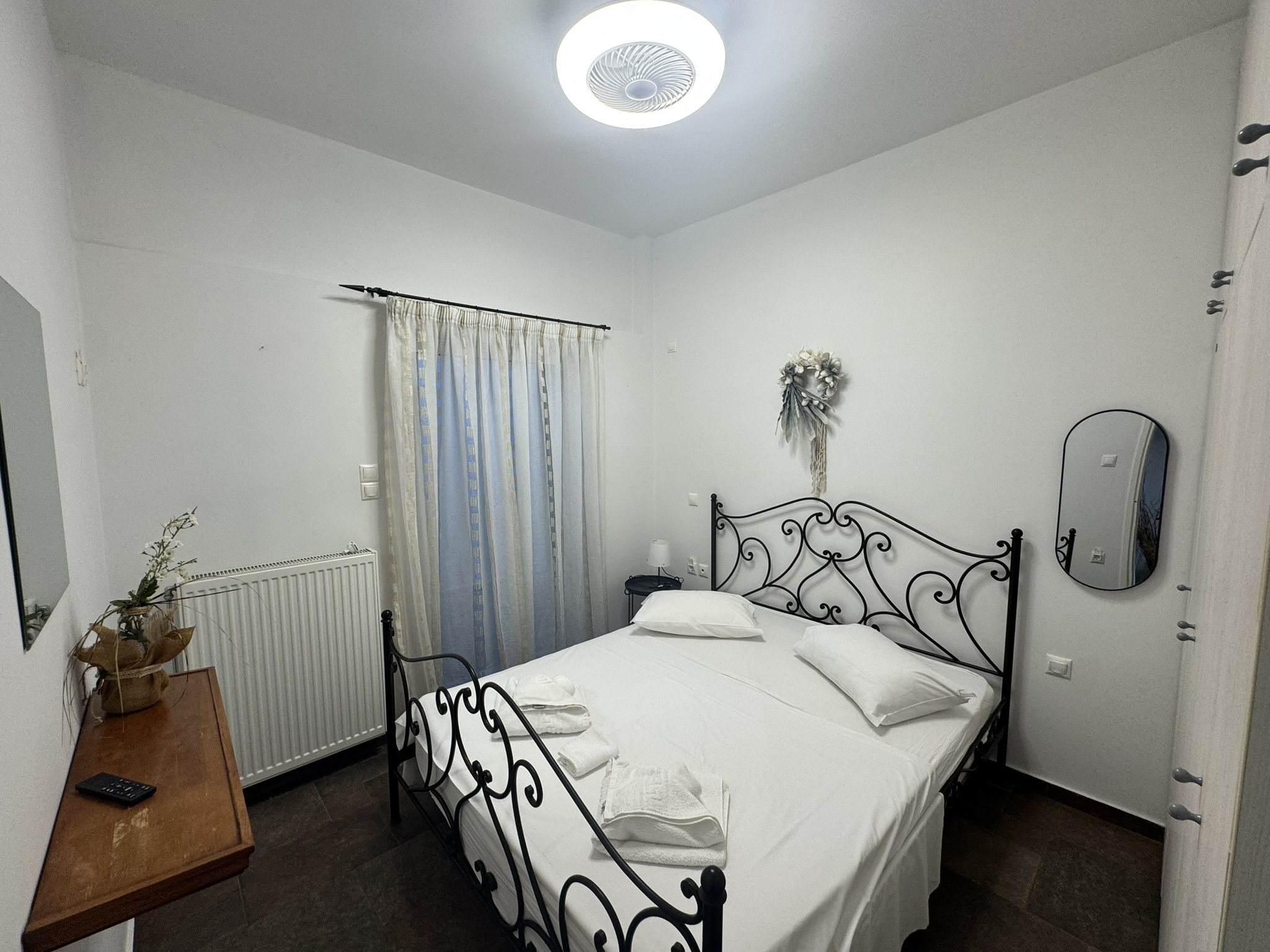 Bedroom in downstairs apartment of house for sale in Ithaca Greece, Vathi