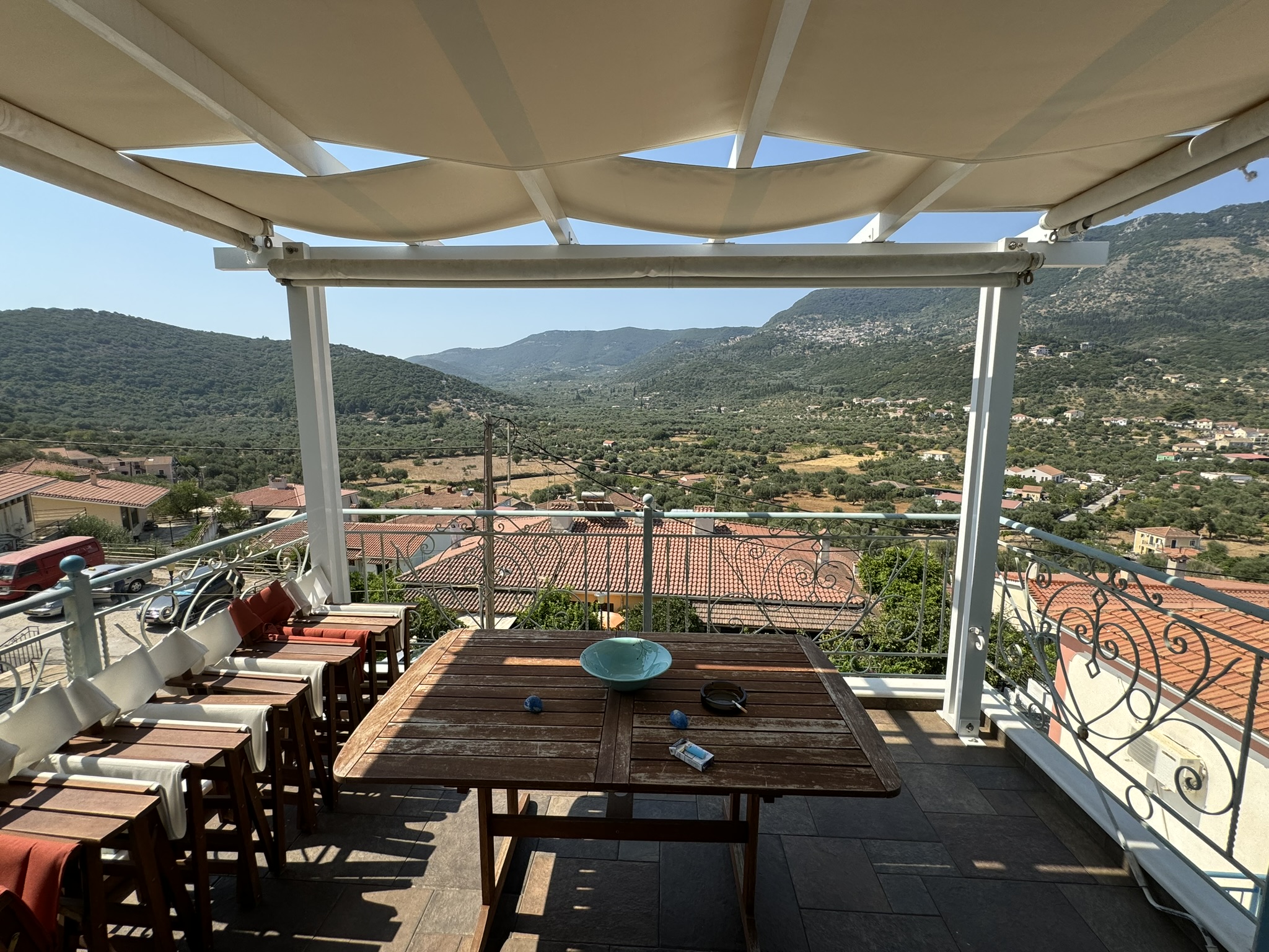 Balcony of house for sale in Ithaca Greece, Vathi
