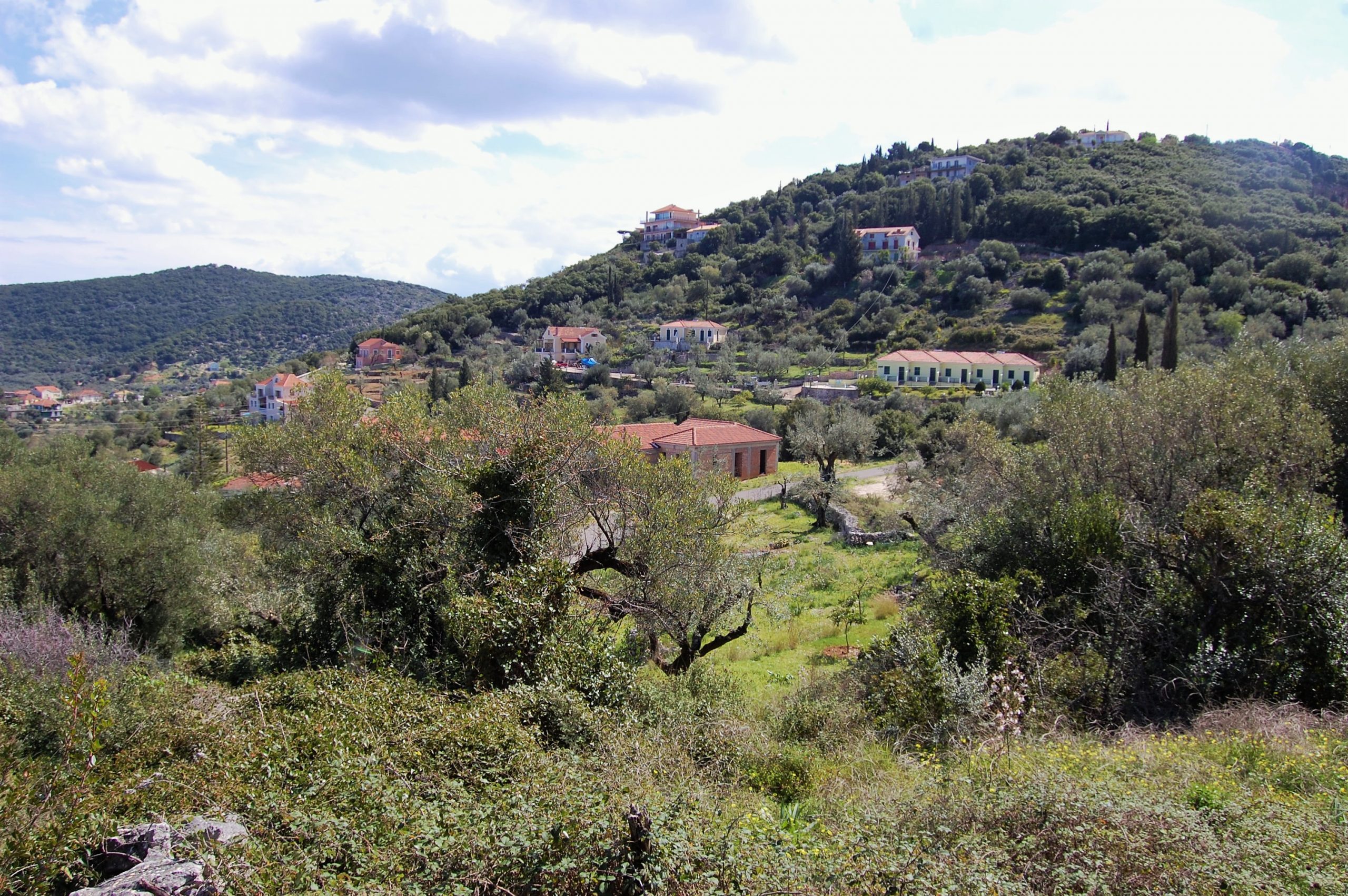 Terrain and landscape of land for sale in Ithaca Greece, Vathi