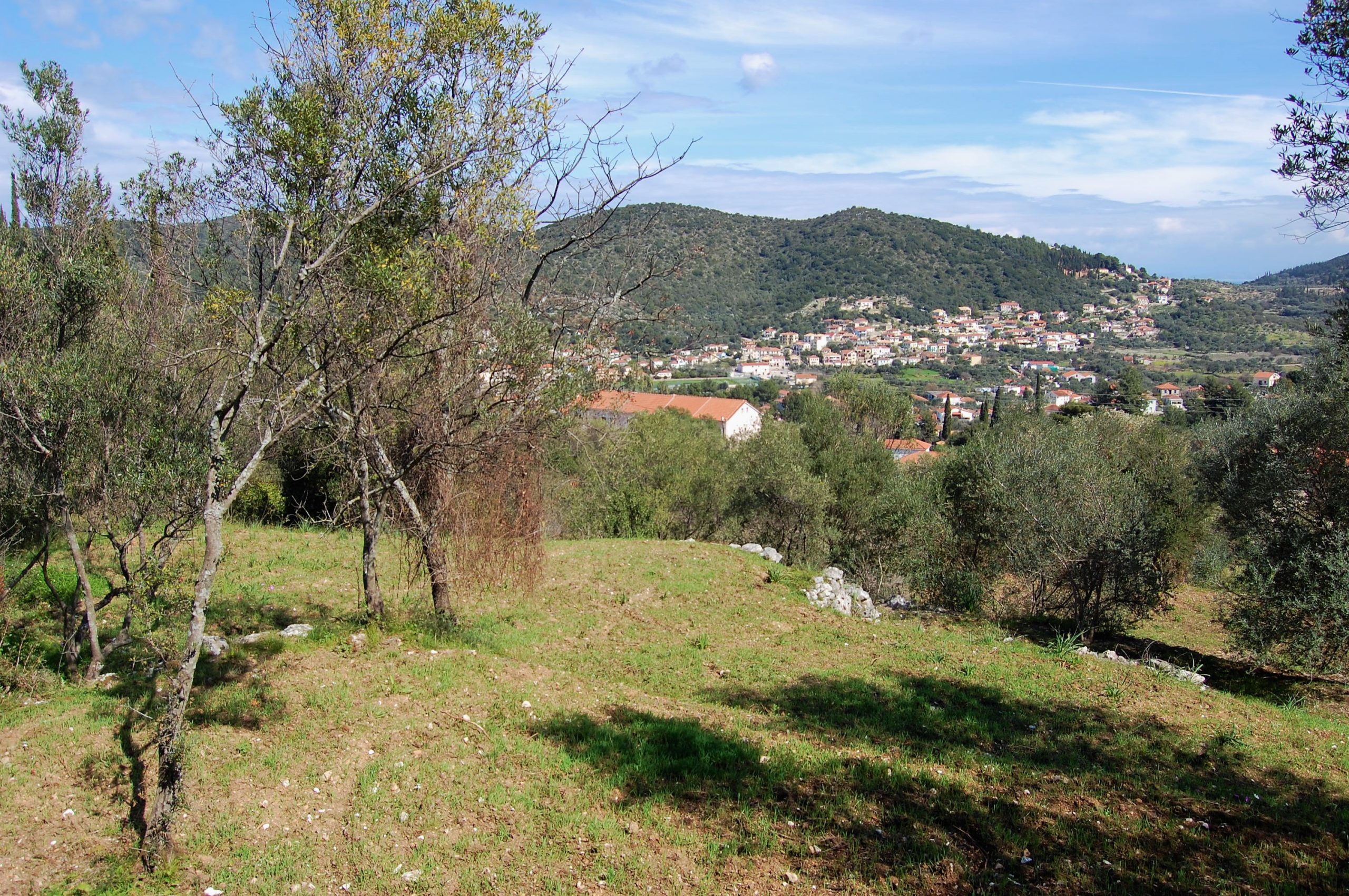 Terrain and landscape of land for sale in Ithaca Greece, Vathi